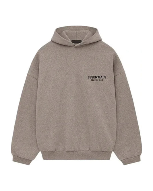 Komplet dresowy Essentials Fear of God FW24 Fleece Heather Grey — bluza przód