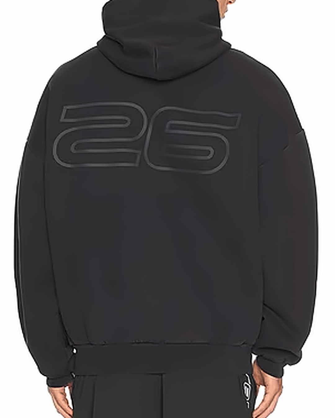 Bluza Essentials Fear of God 90s Hoodie Black — tył