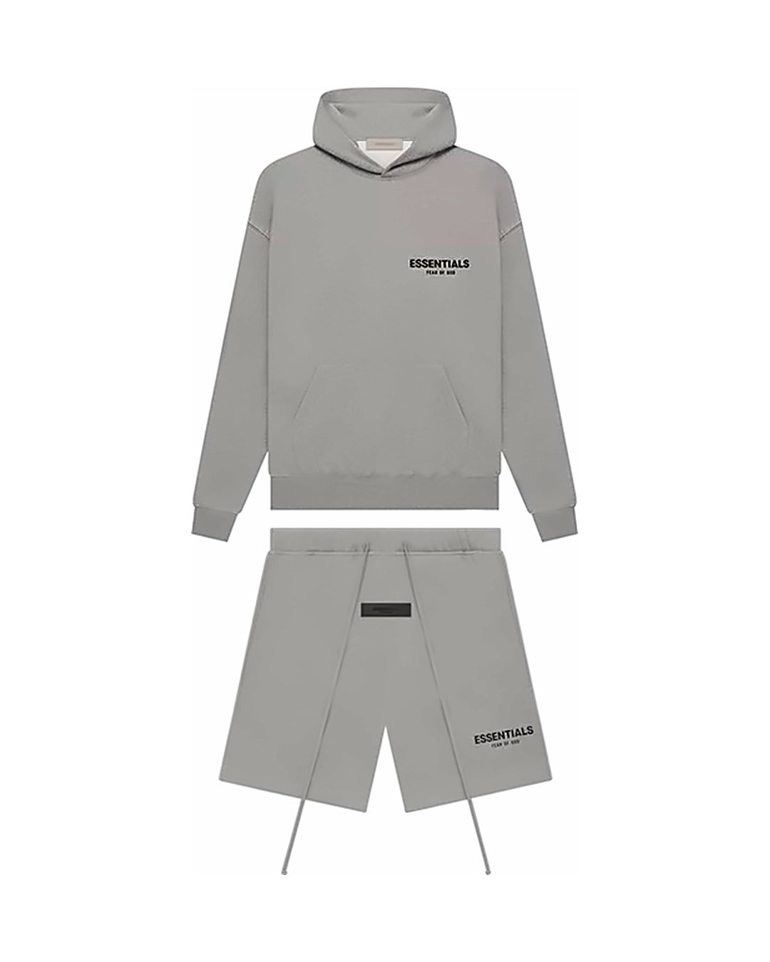 Komplet Essentials Fear of God Dark Oatmeal — bluza + szorty — obie części