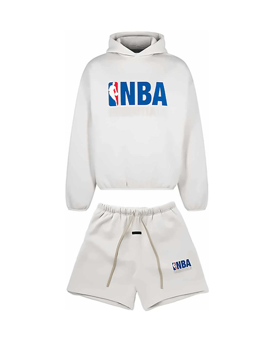 Komplet Essentials Fear of God NBA Grey — bluza + szorty — obie części