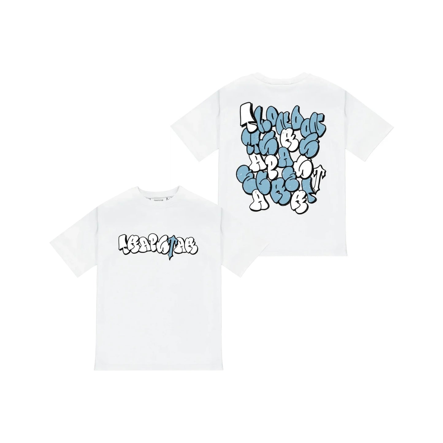 Trapstar Wall to Wall Tee White — oryginalna biała koszulka Trapstar z certyfikatem | NWK Store