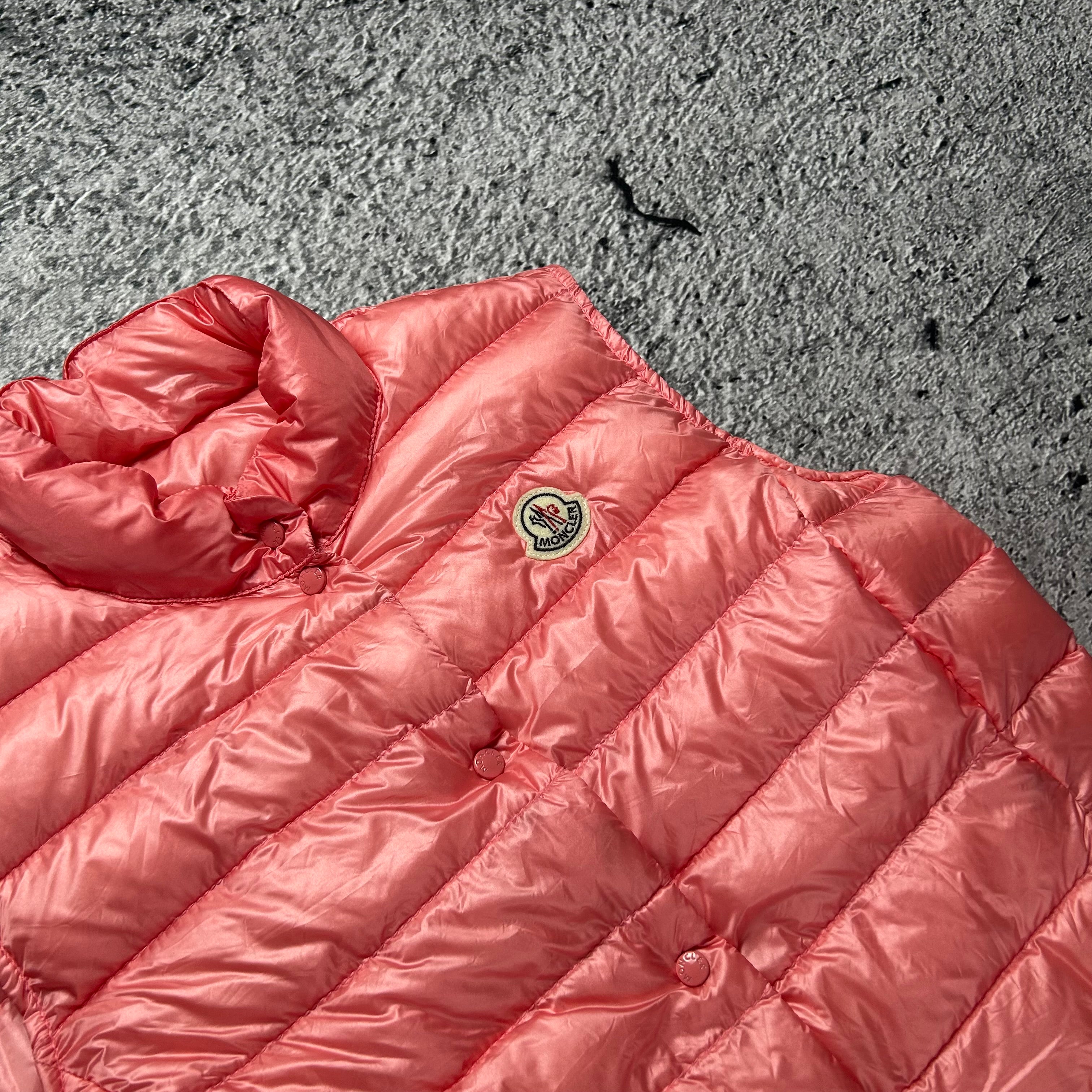 Różowa Kamiezelka Moncler Rozmiar 3