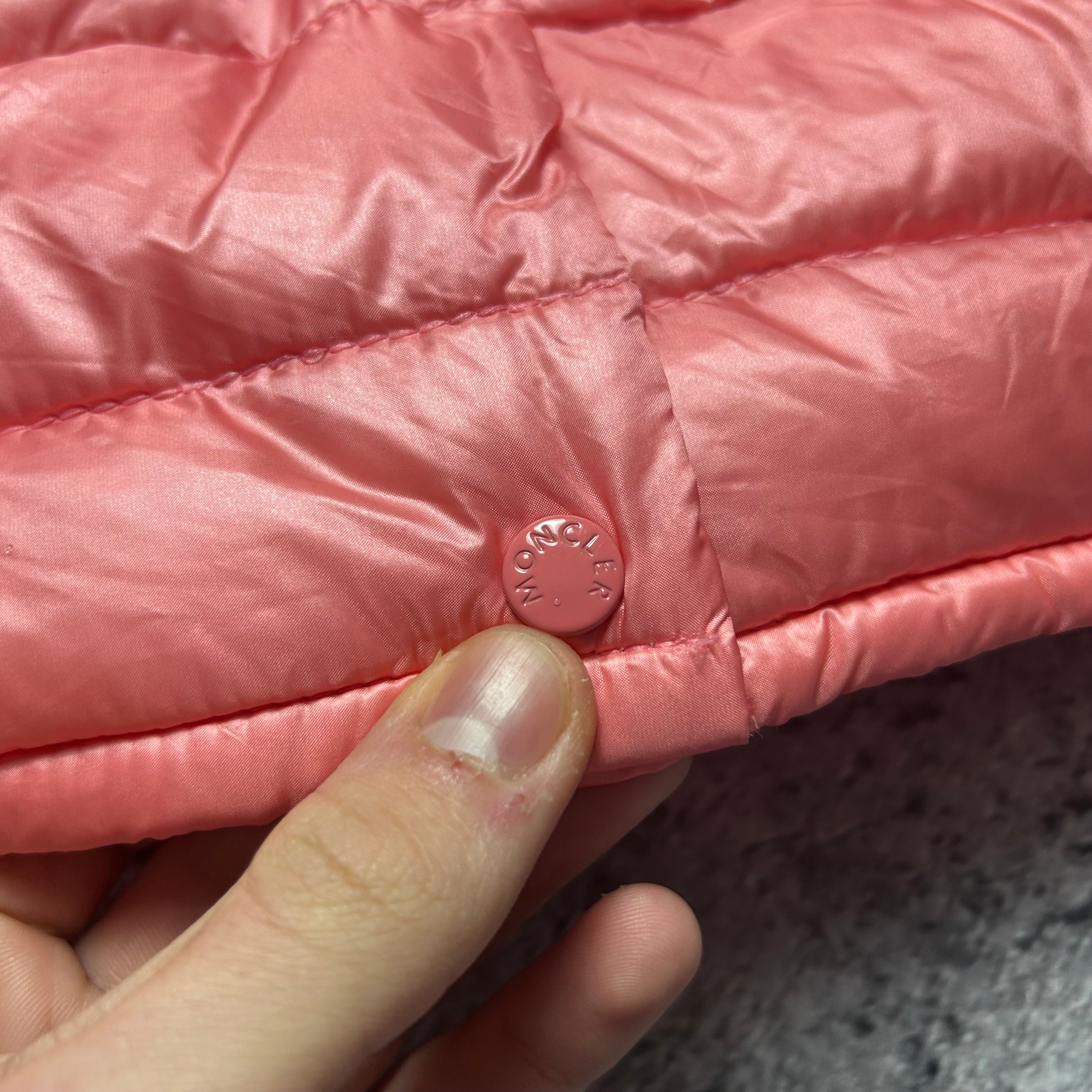 Różowa Kamiezelka Moncler Rozmiar 3