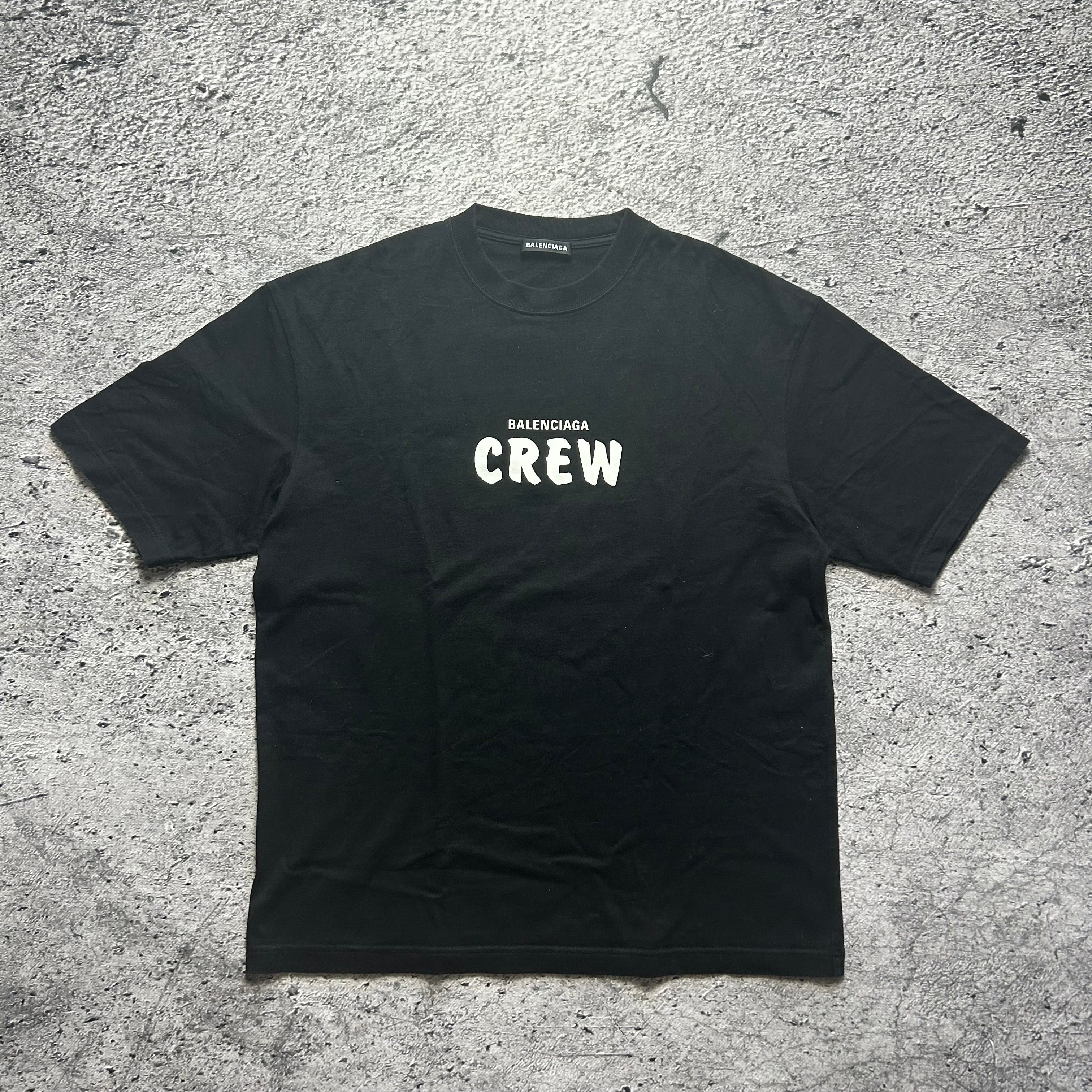 Czarna Koszulka Balenciaga Rozmiar S