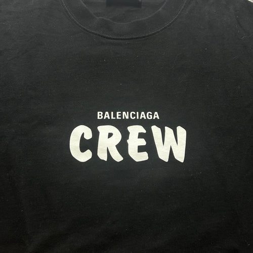 Black Balenciaga Crew Tshirt Size S
