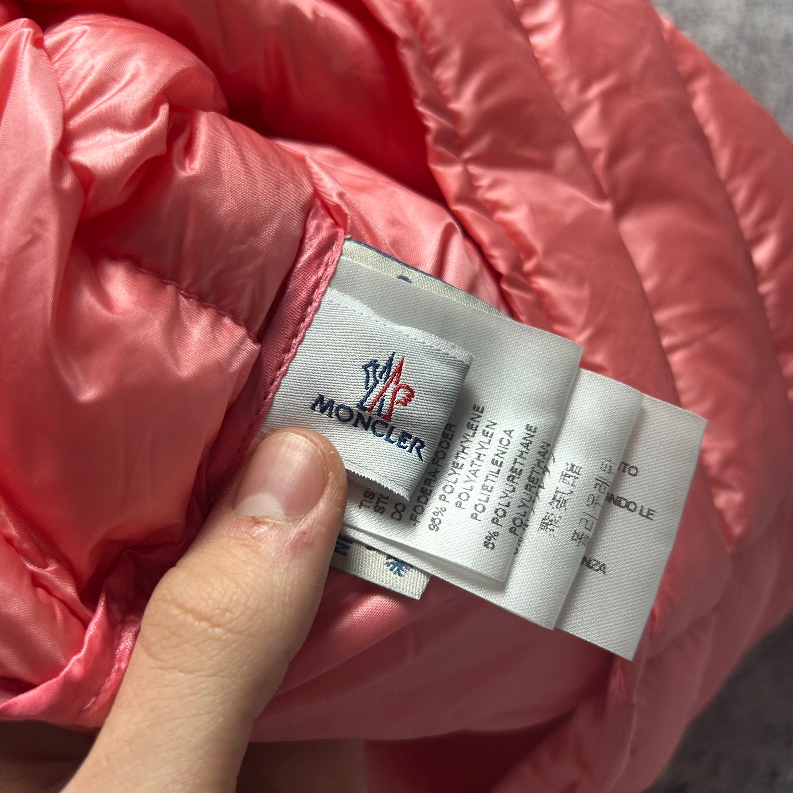 Różowa Kamiezelka Moncler Rozmiar 3