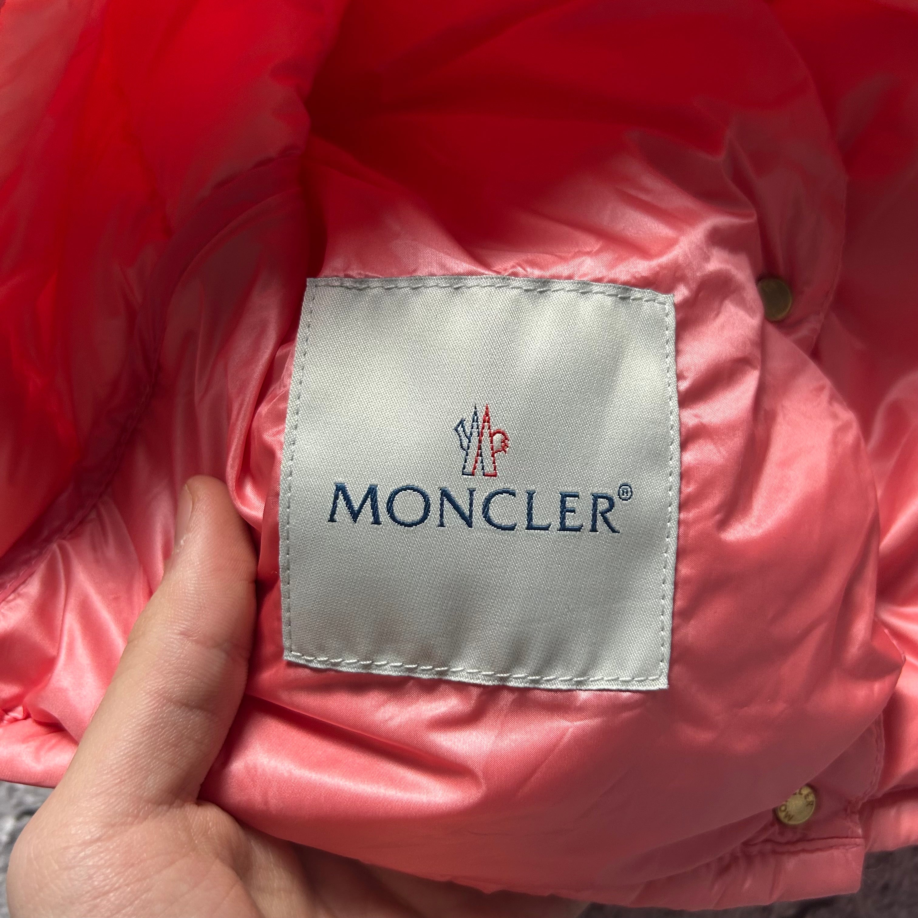 Różowa Kamiezelka Moncler Rozmiar 3