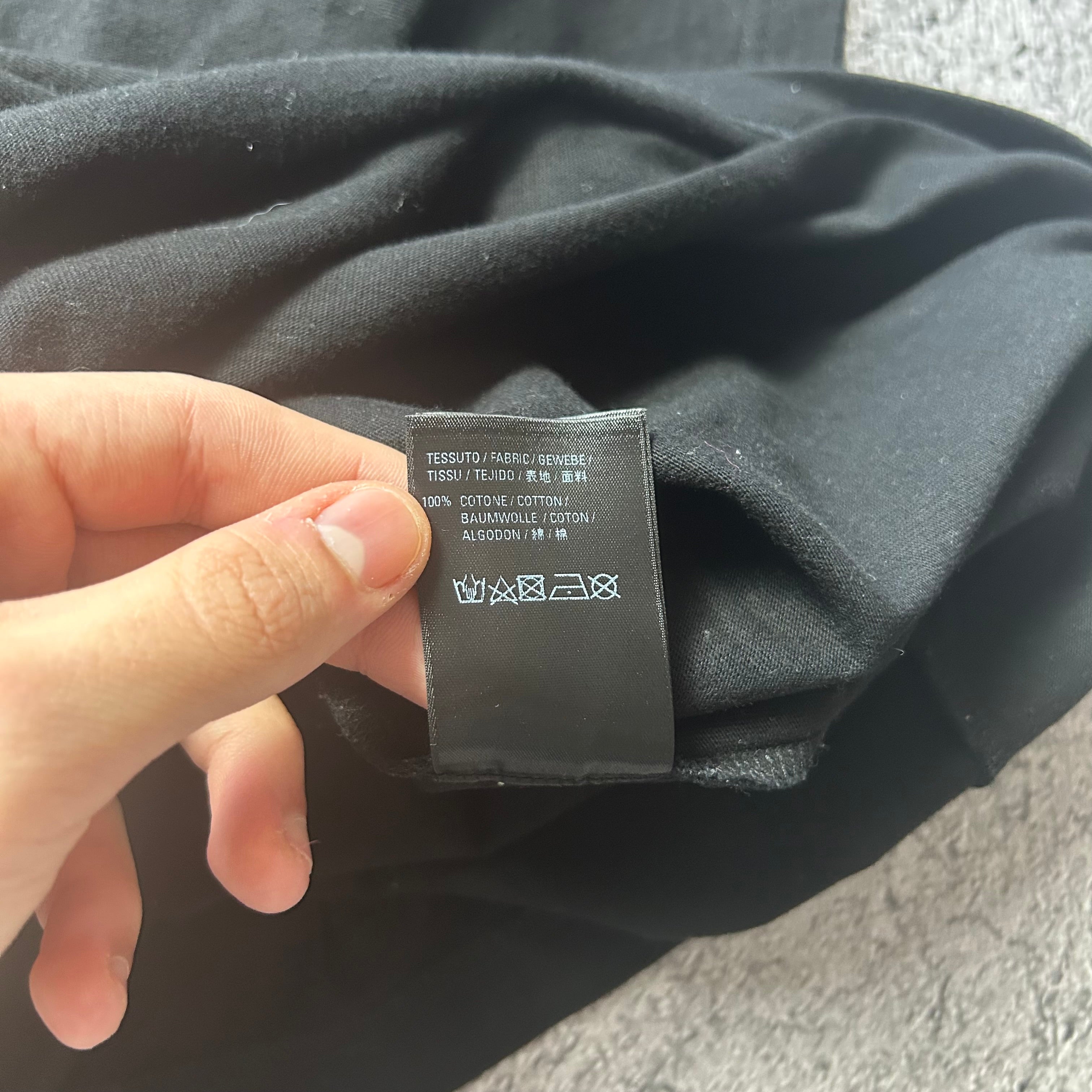 Czarna Koszulka Balenciaga Rozmiar S