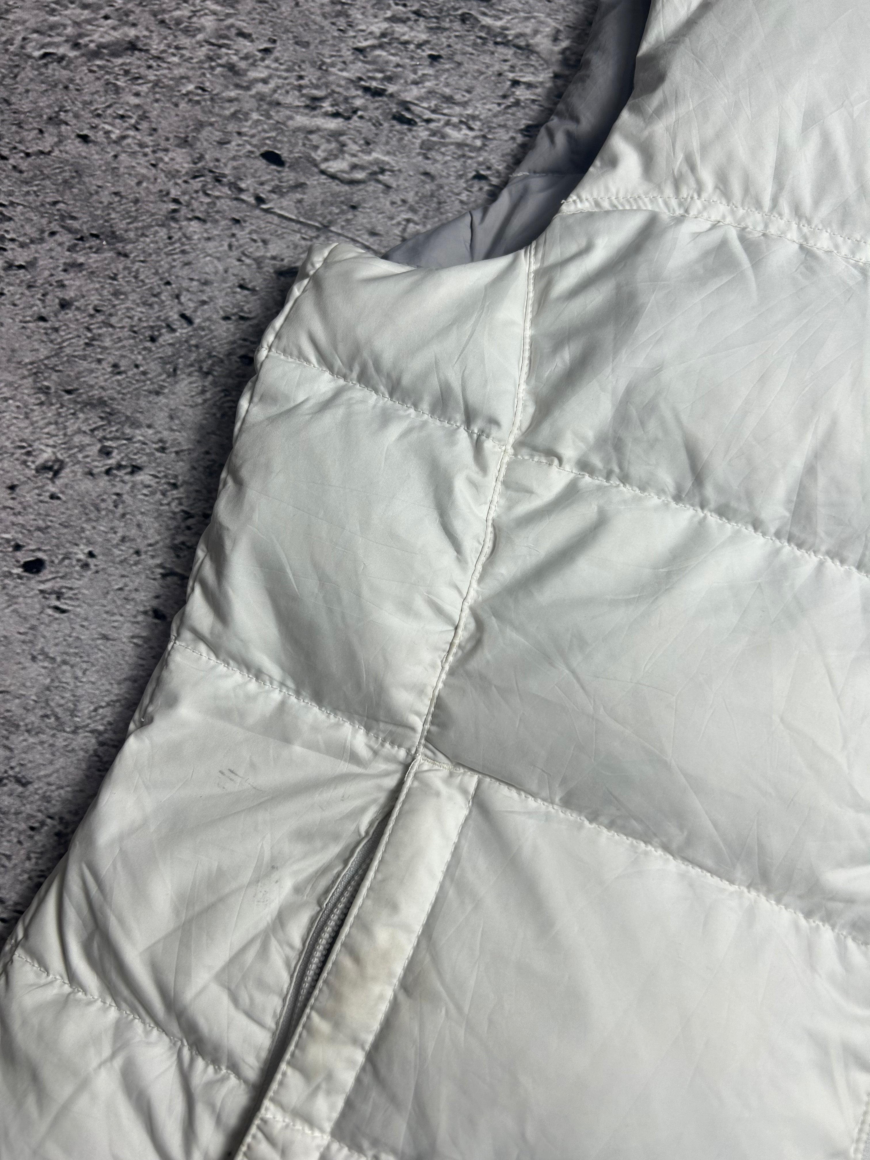 Biała Kamizelka Rozpinana The North Face 700 Puffer Vest Rozmiar S