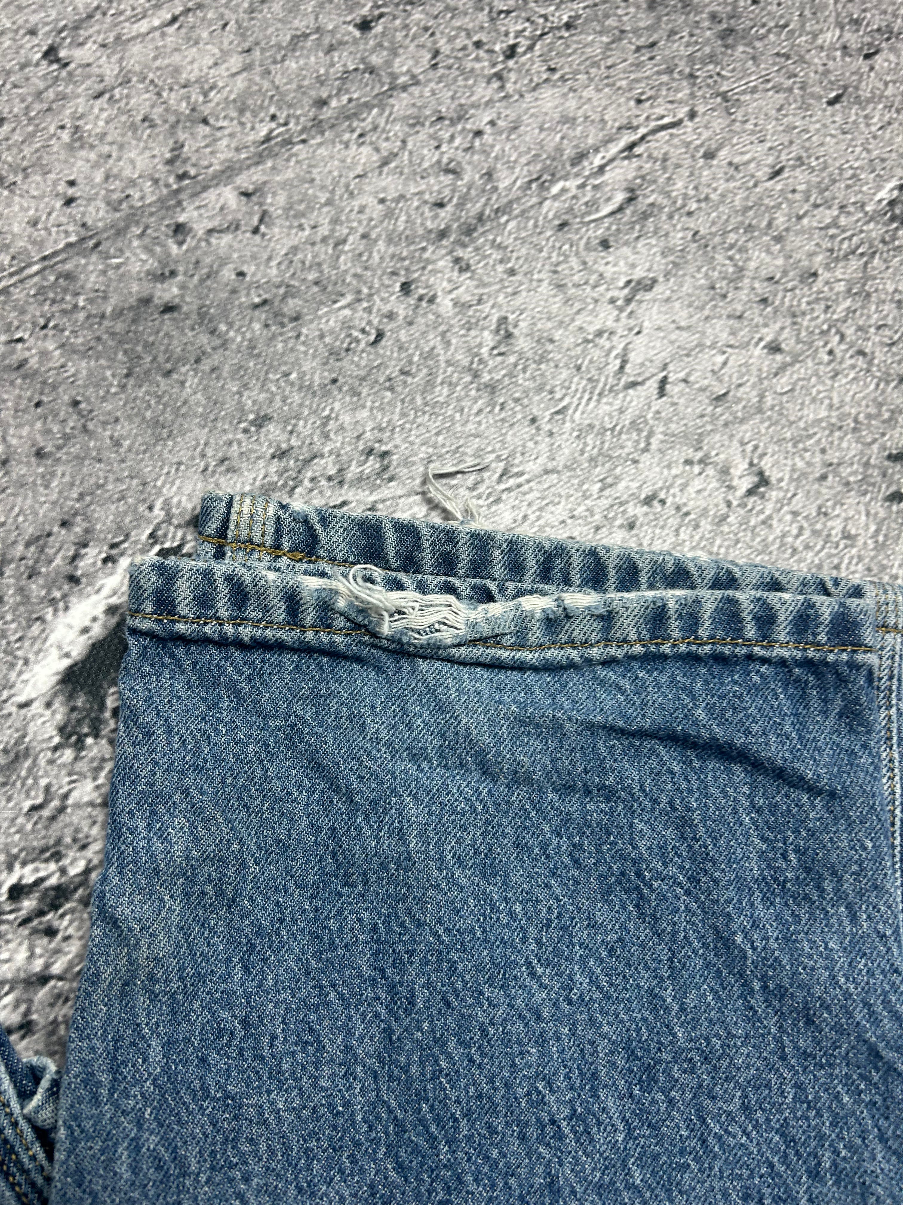 Niebieskie Damskie Jeansy Carhartt Wip Double Knee Pant 28 x 34