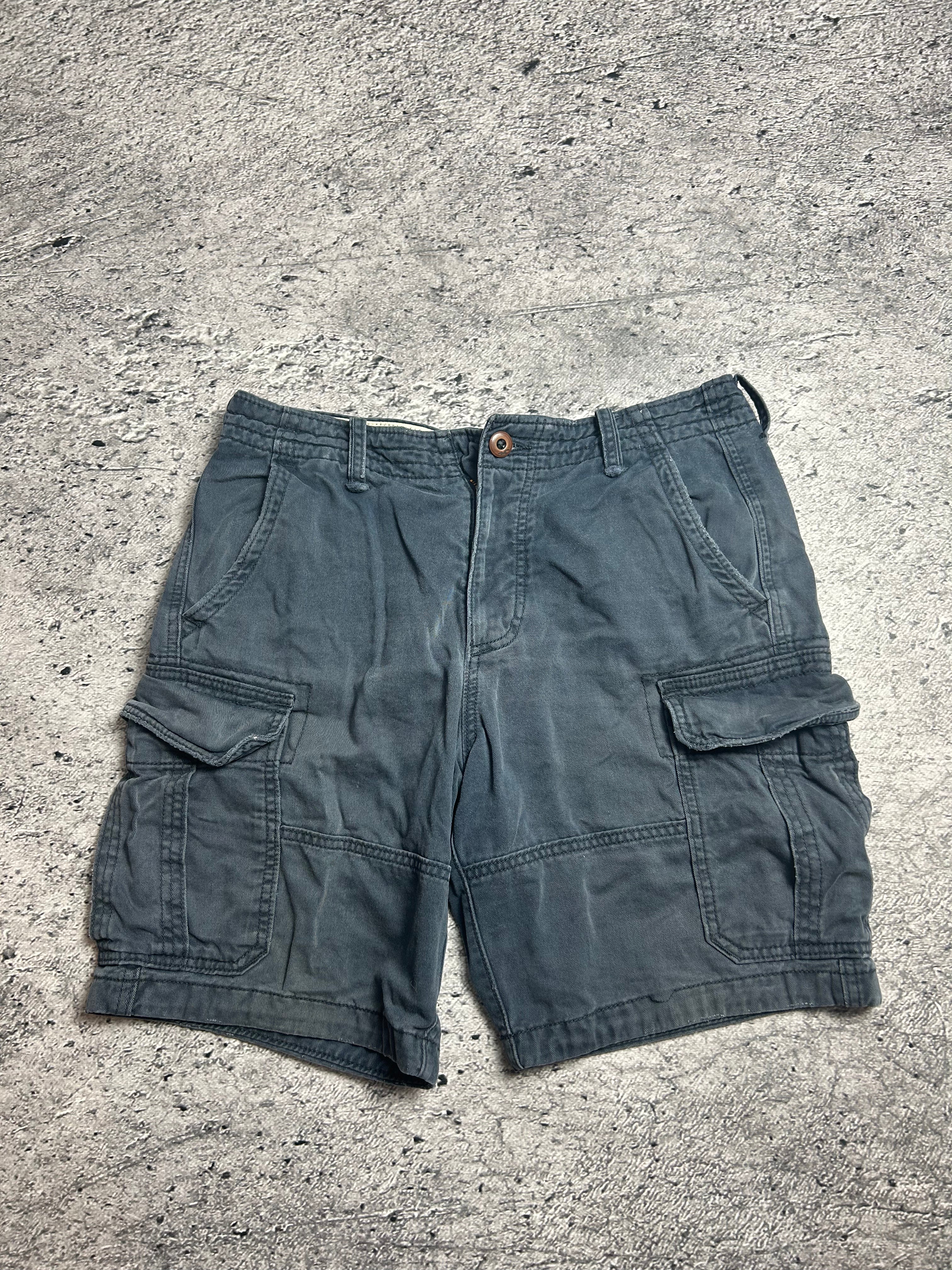 Granatowe Spodenki Shorty Hollister Cargo Fit Rozmiar 31