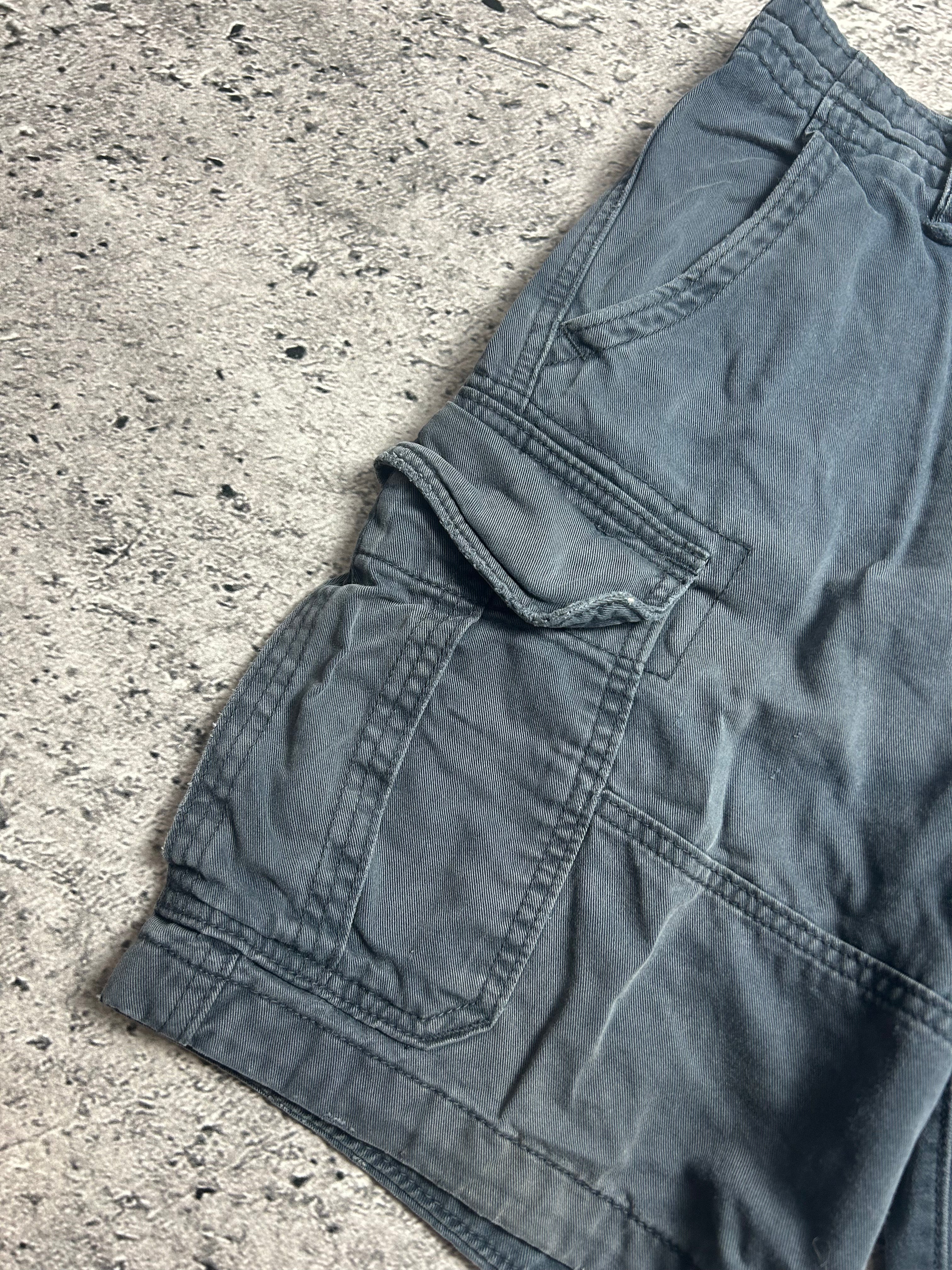 Granatowe Spodenki Shorty Hollister Cargo Fit Rozmiar 31