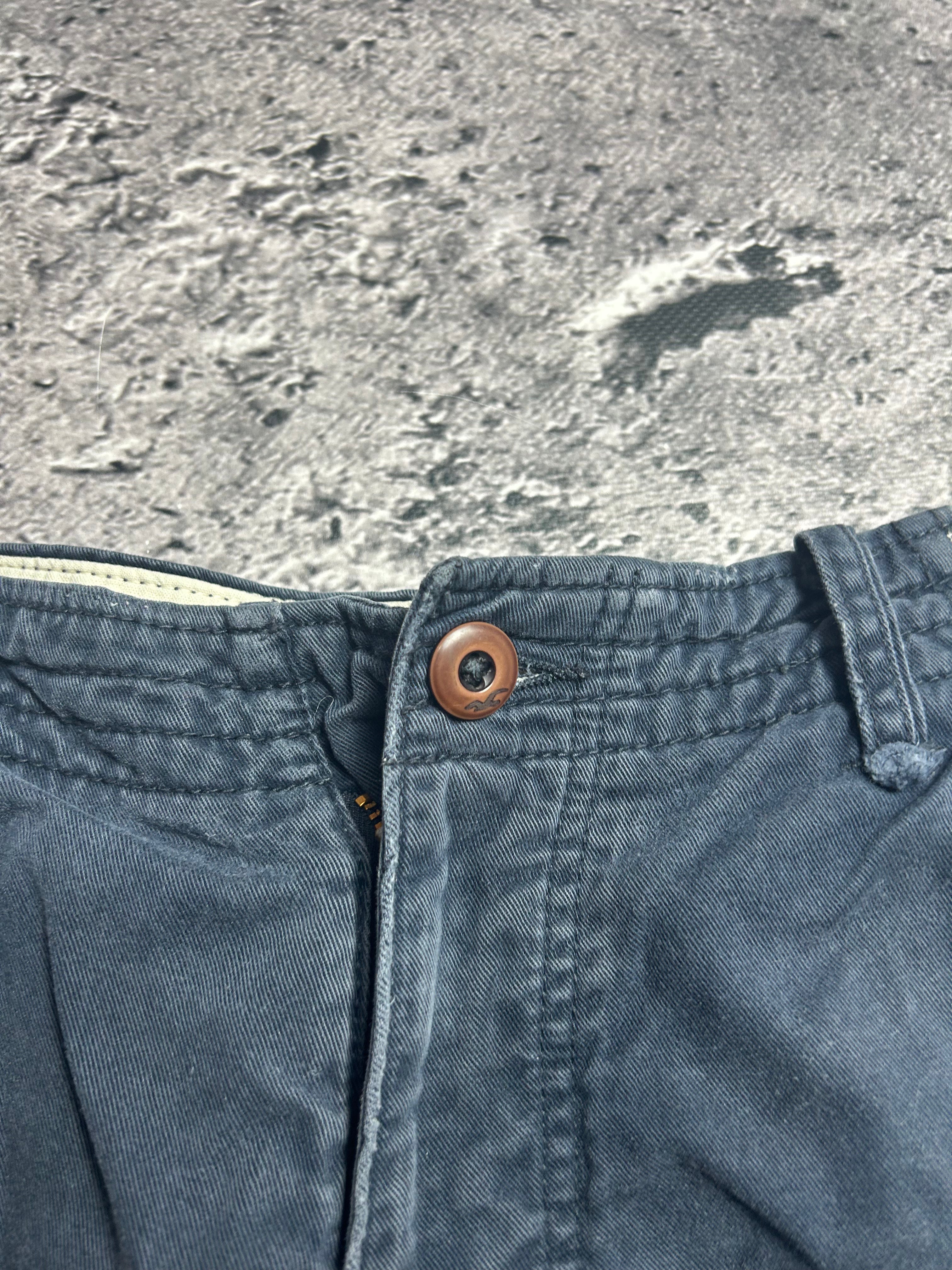 Granatowe Spodenki Shorty Hollister Cargo Fit Rozmiar 31
