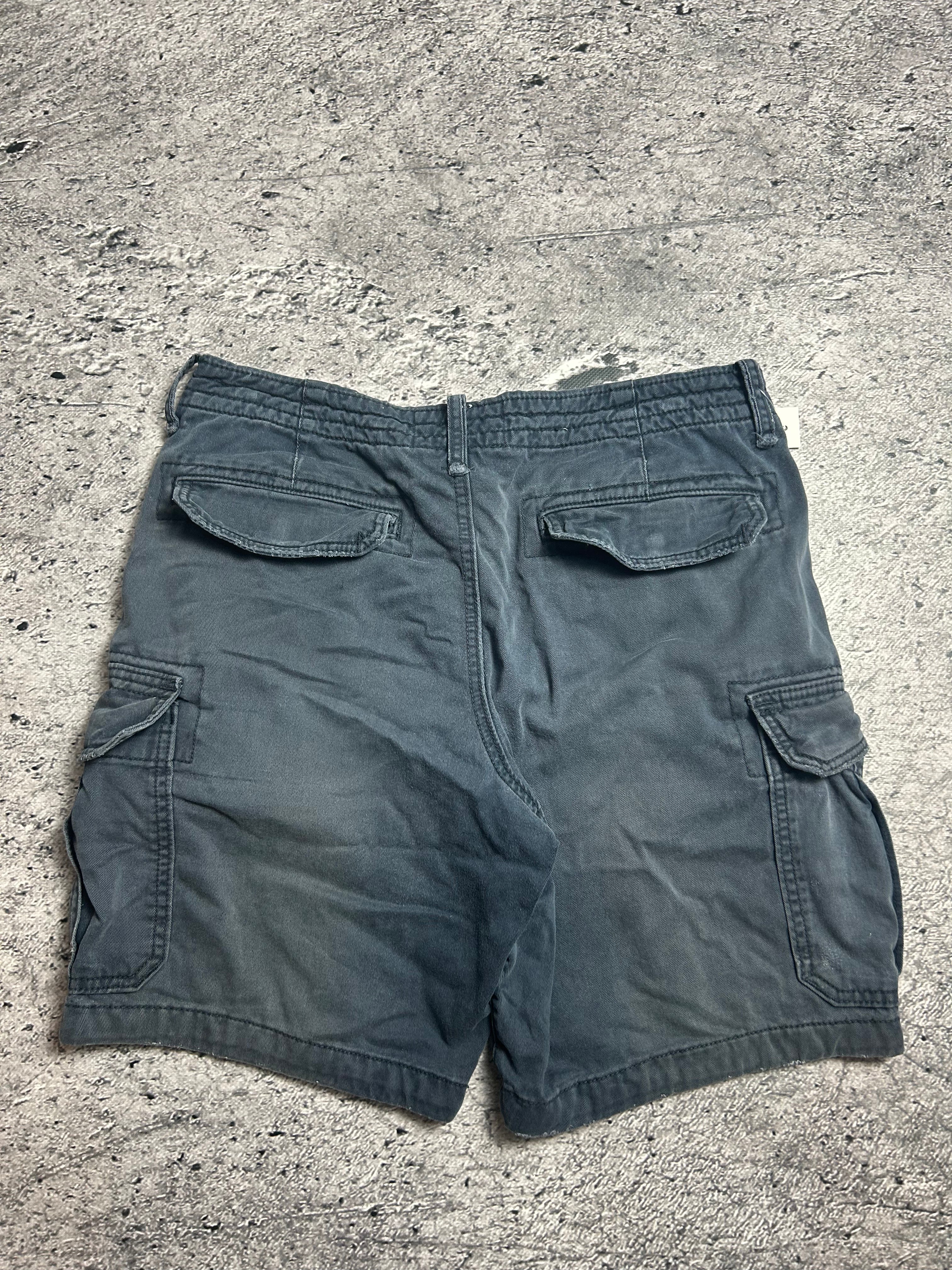 Granatowe Spodenki Shorty Hollister Cargo Fit Rozmiar 31