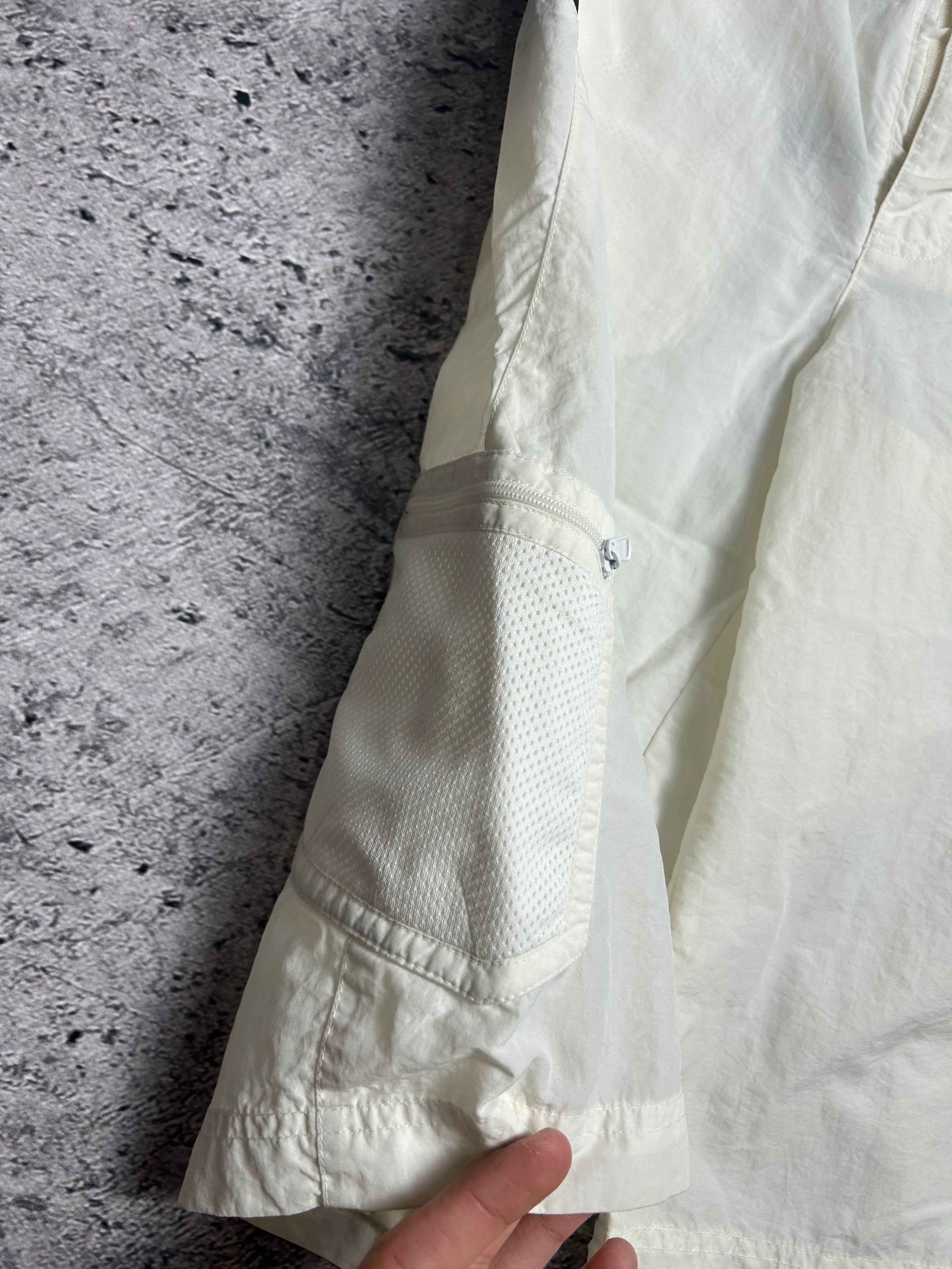 Vintage 00s Białe Shorty Rybaczki Nike Rozmiar L
