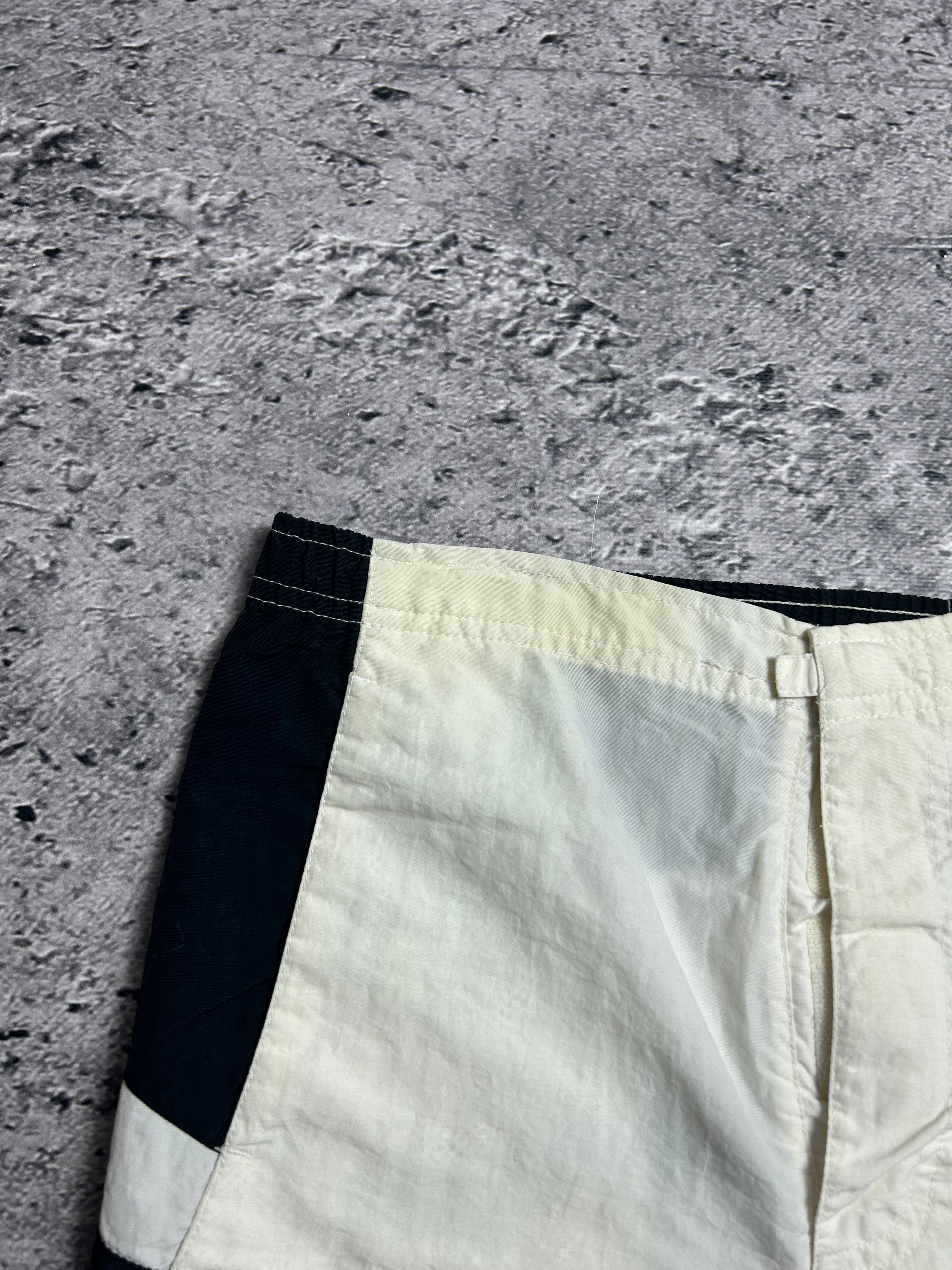 Vintage 00s Białe Shorty Rybaczki Nike Rozmiar L