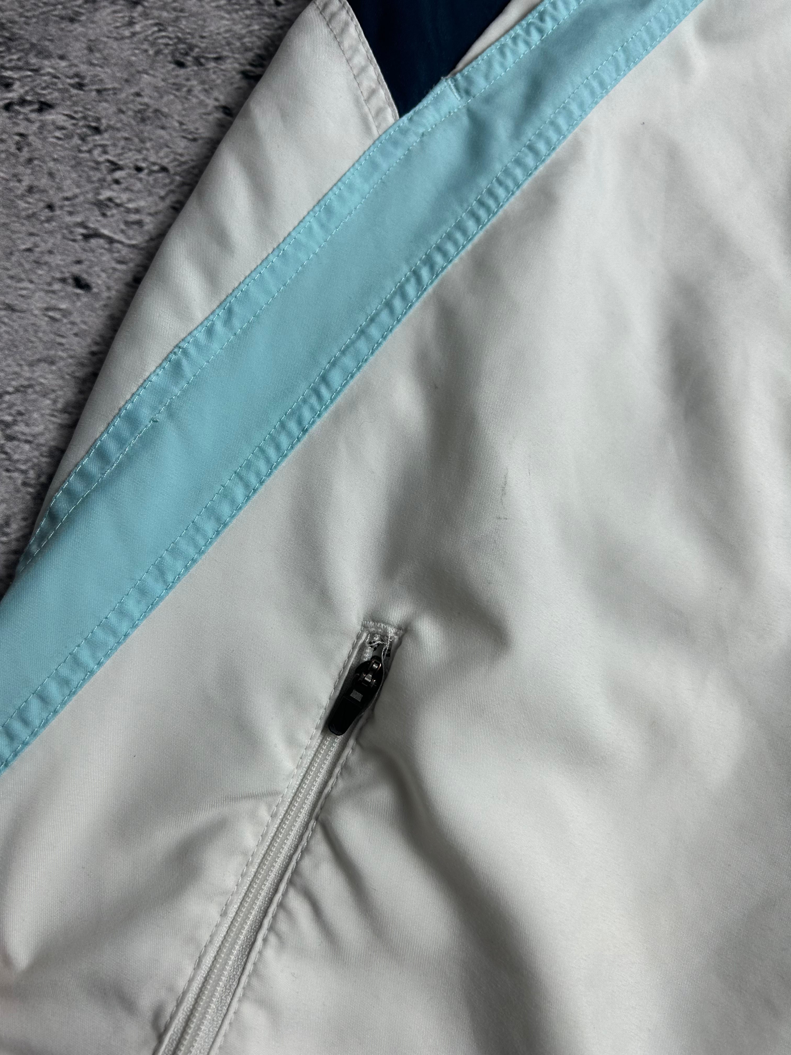 Biało Niebieskie Vintage Shorty Nike 00s Rozmiar M