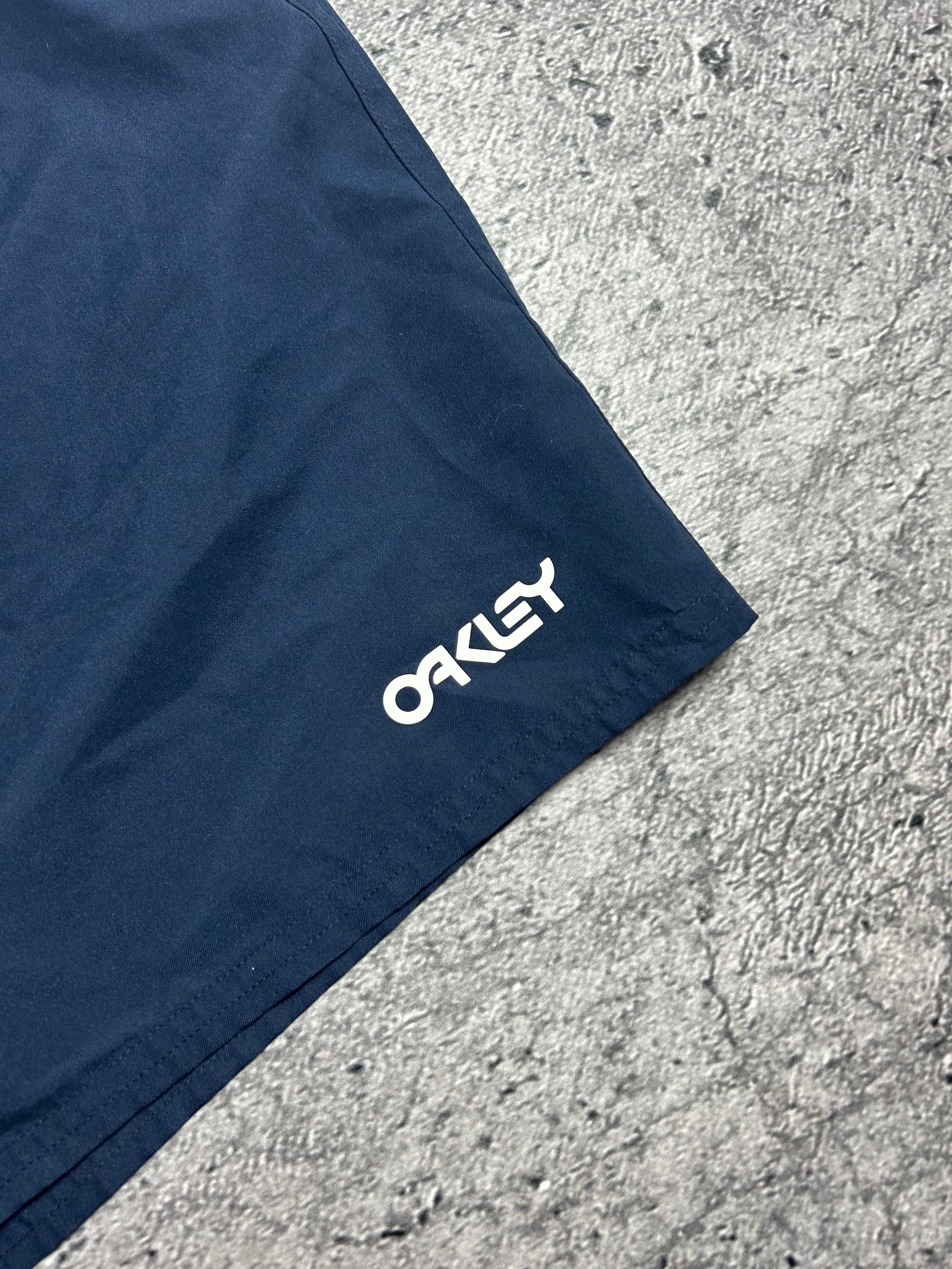 Granatowe Shorty Oakley Small Logo Print Rozmiar M