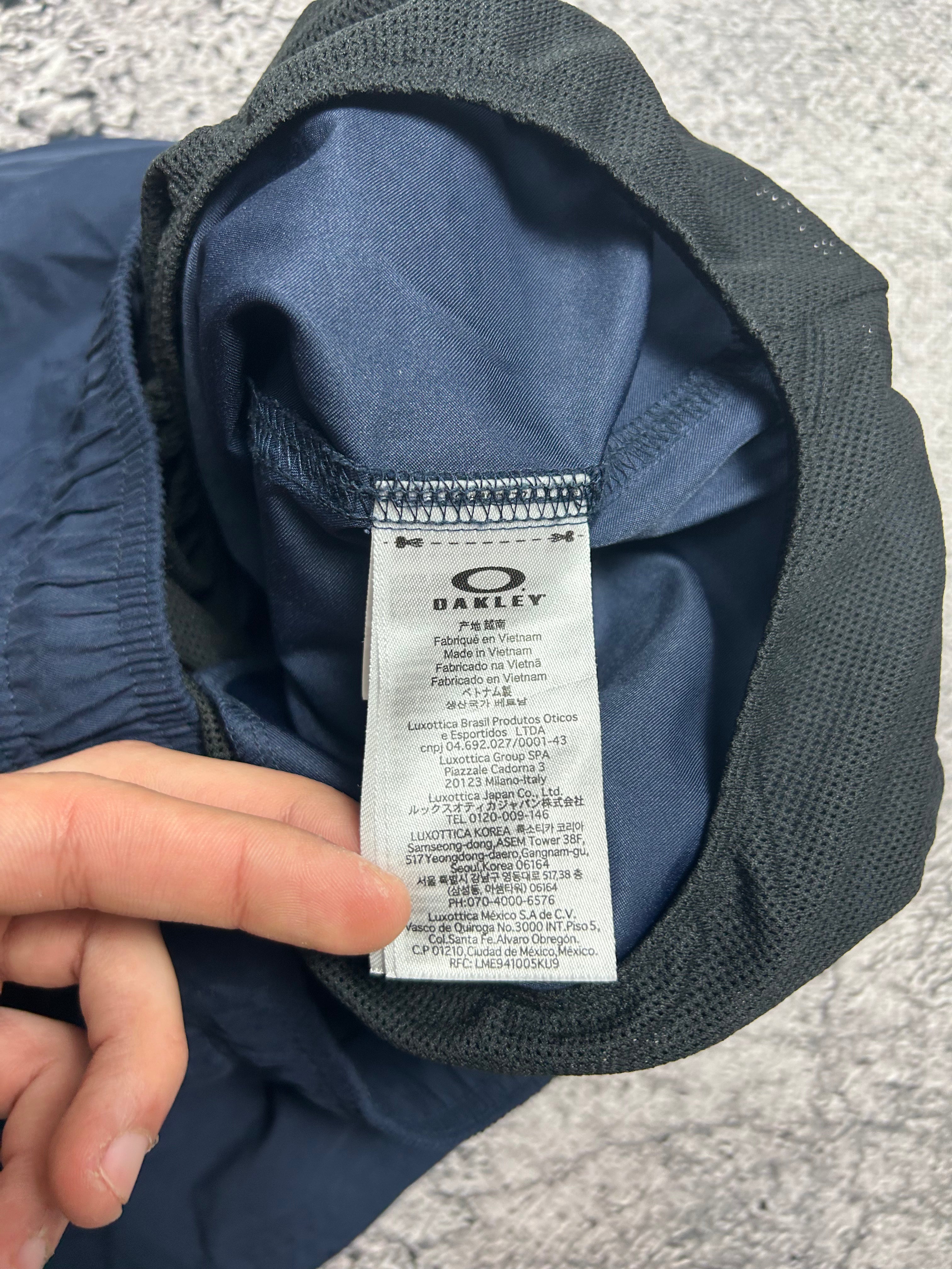Granatowe Shorty Oakley Small Logo Print Rozmiar M