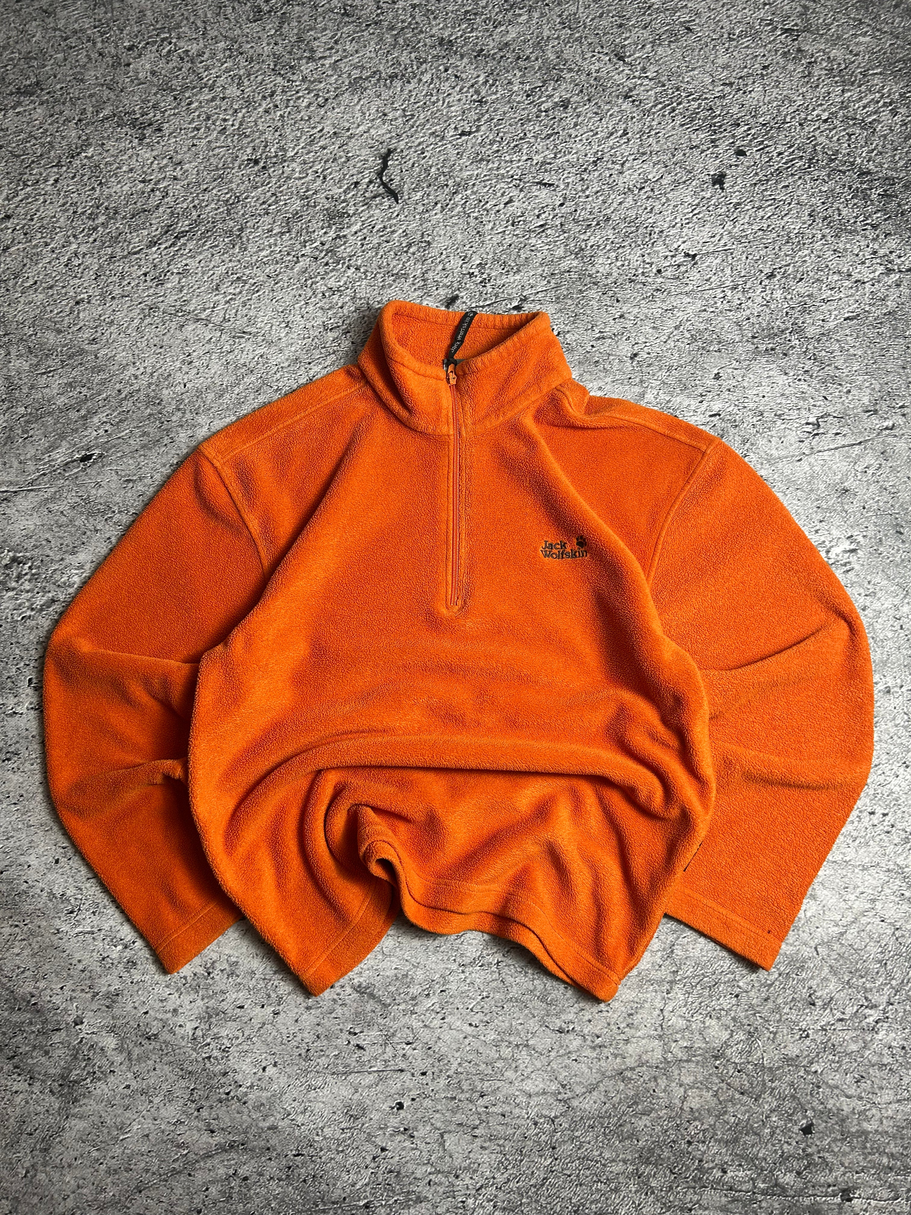 Pomarańczowy Polar Jack Wolfskin Fleece Rozmiar L