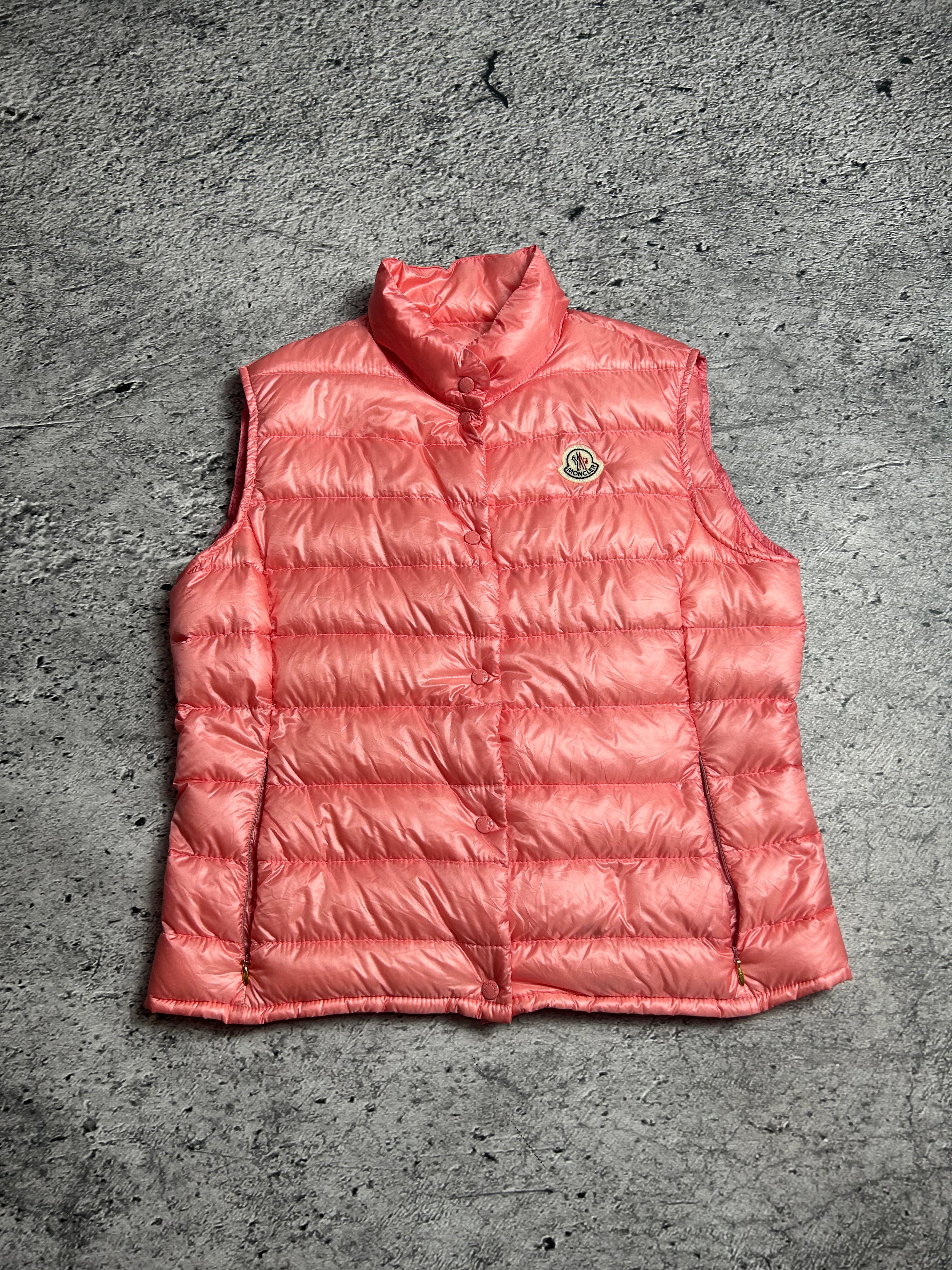 Różowa Damska Kamizelka Moncler Size 3