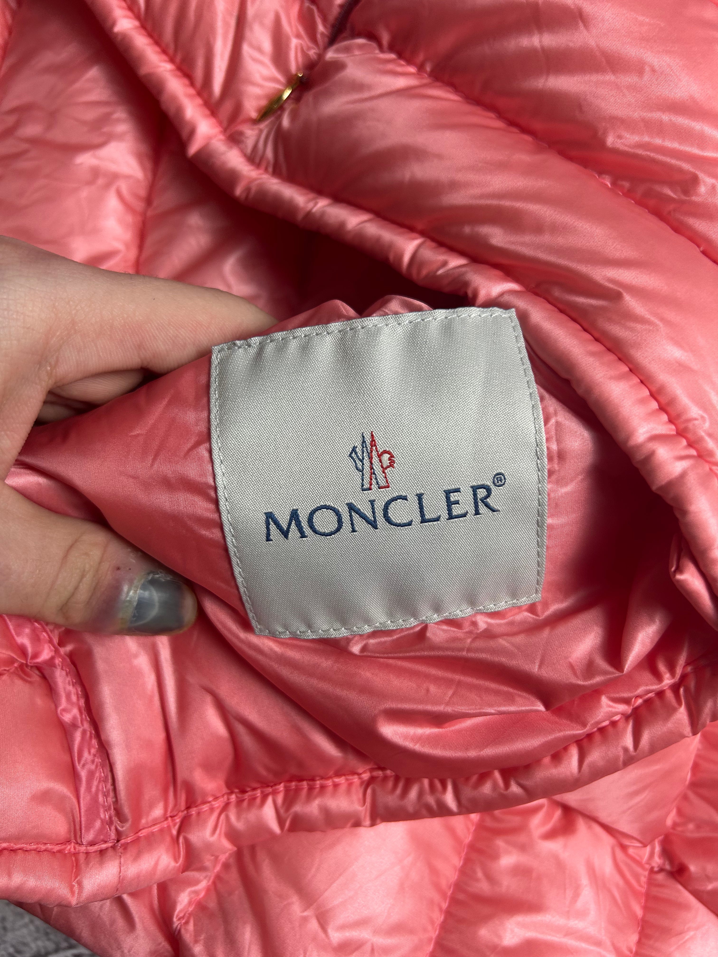 Różowa Damska Kamizelka Moncler Size 3