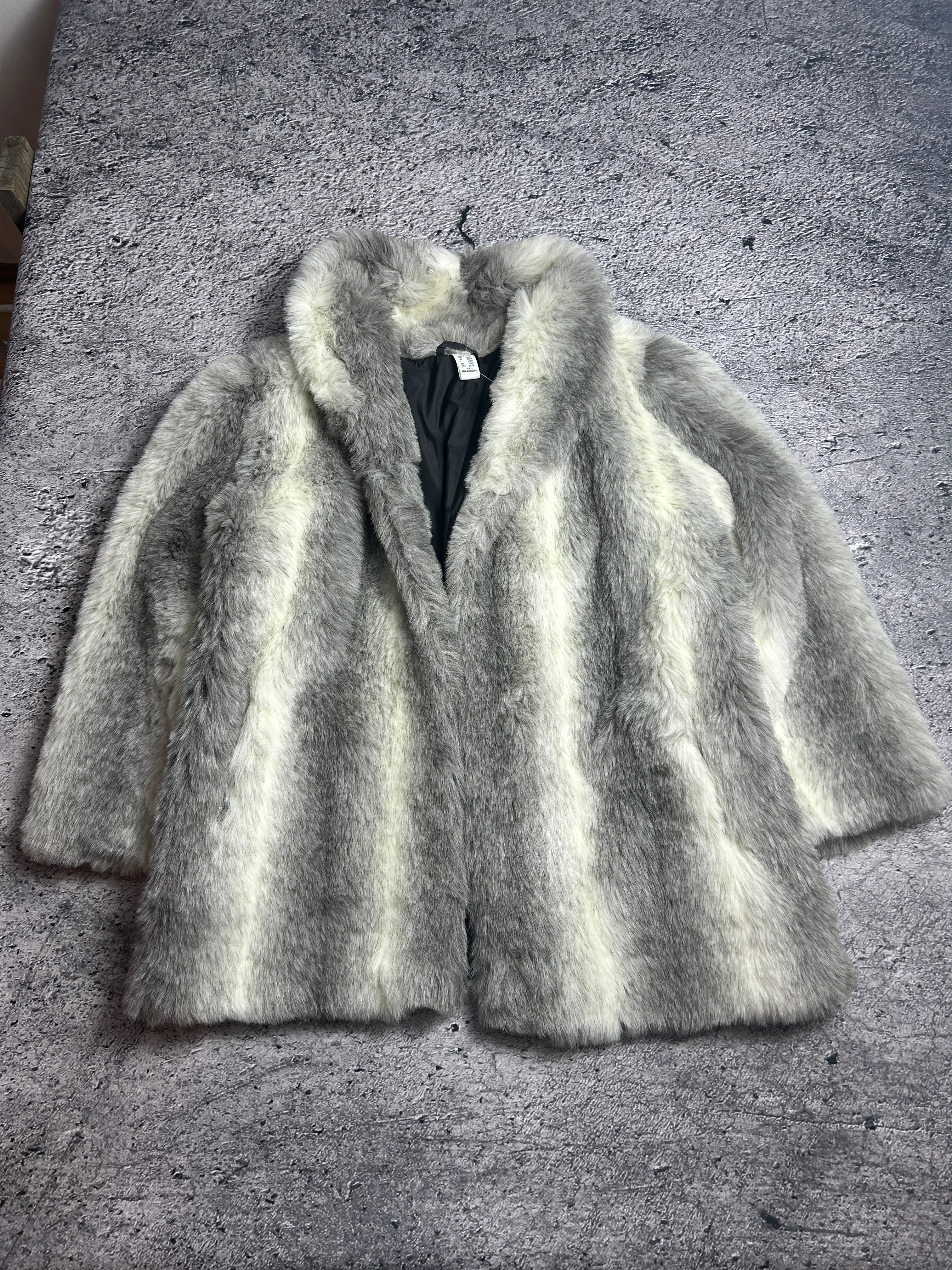 Kurtka Sztuczne Futro Made In England Rozmiar XL