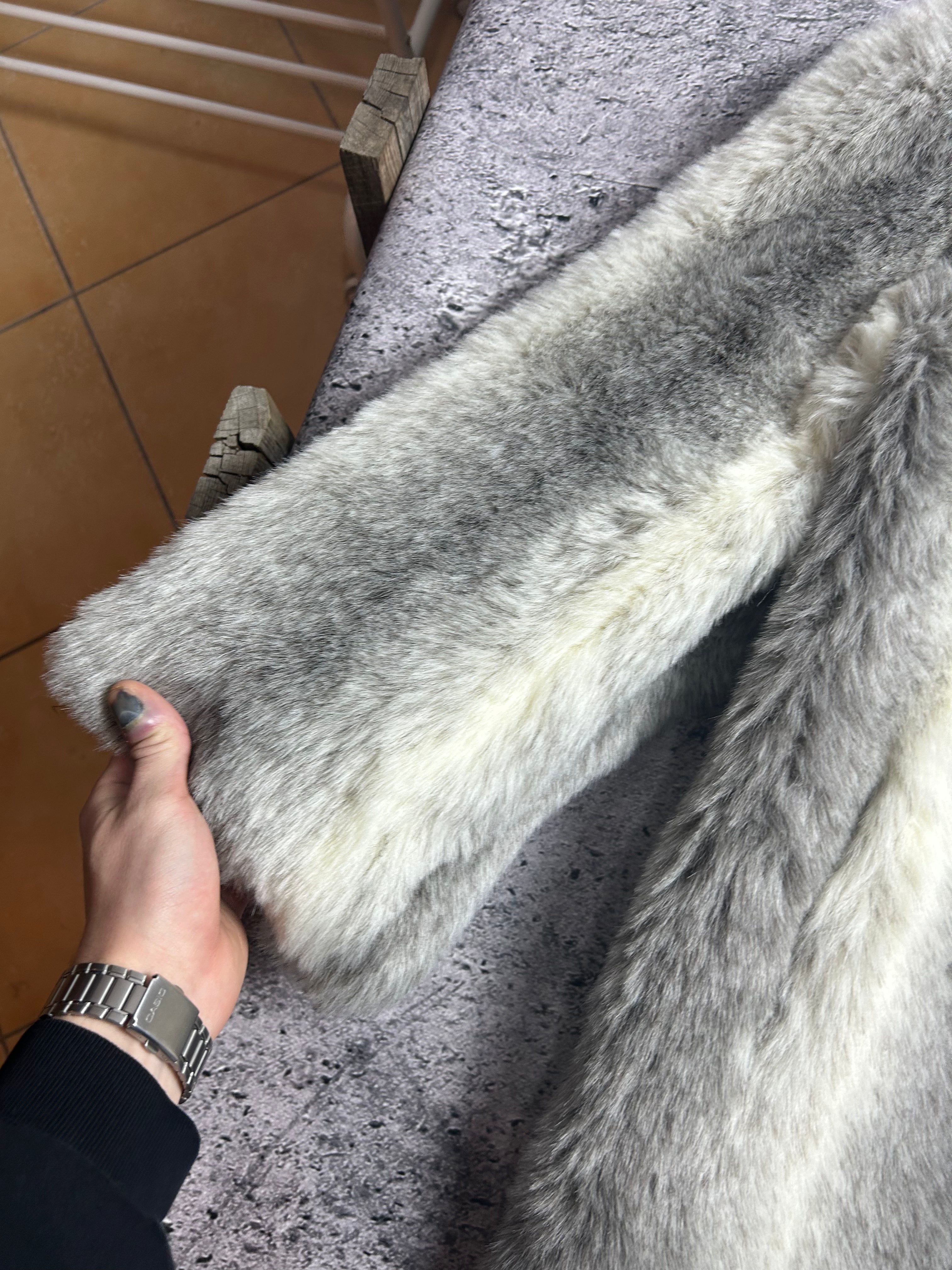 Kurtka Sztuczne Futro Made In England Rozmiar XL