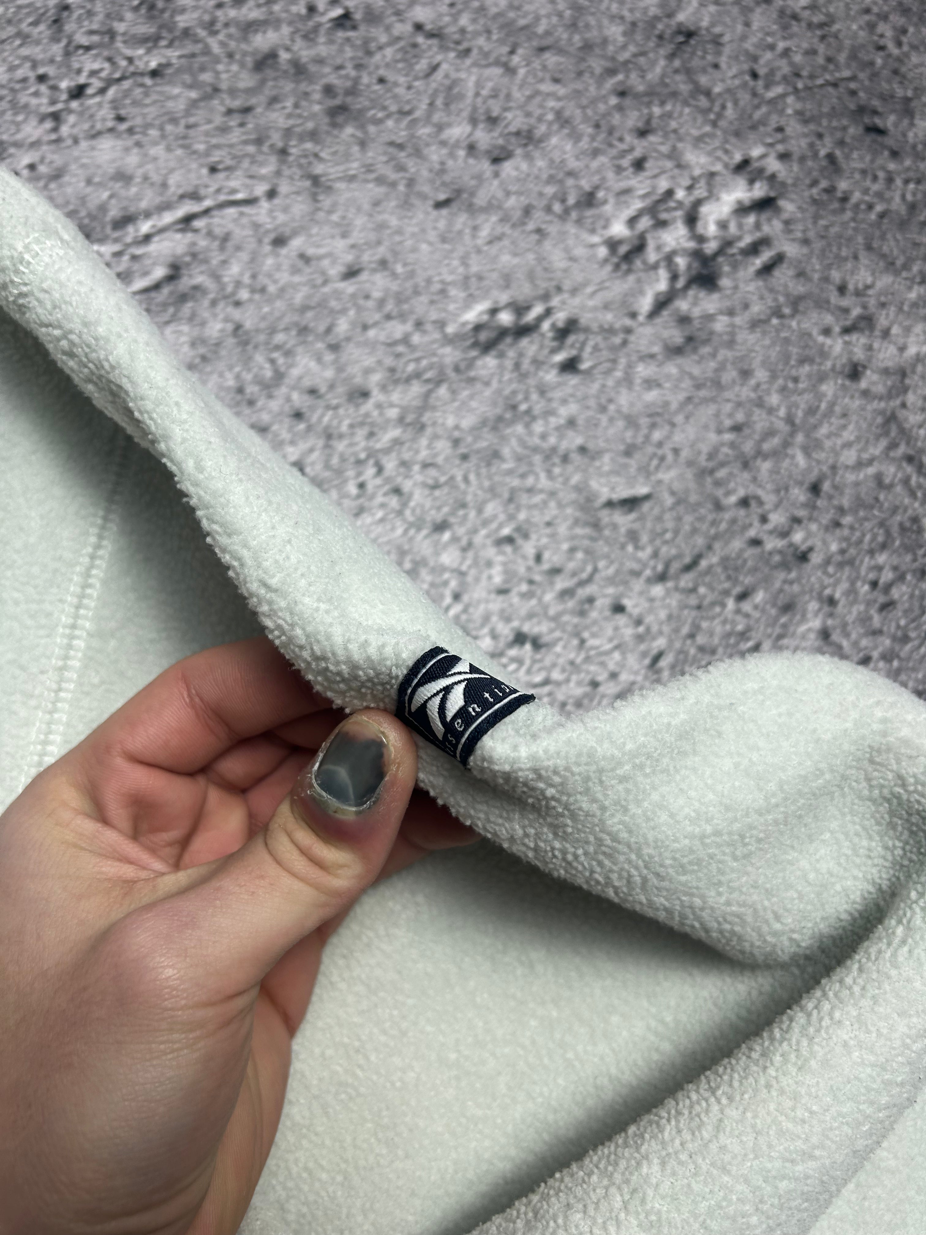 Vintage Reebok Essentials Fleece Biały Polar Rozmiar XL