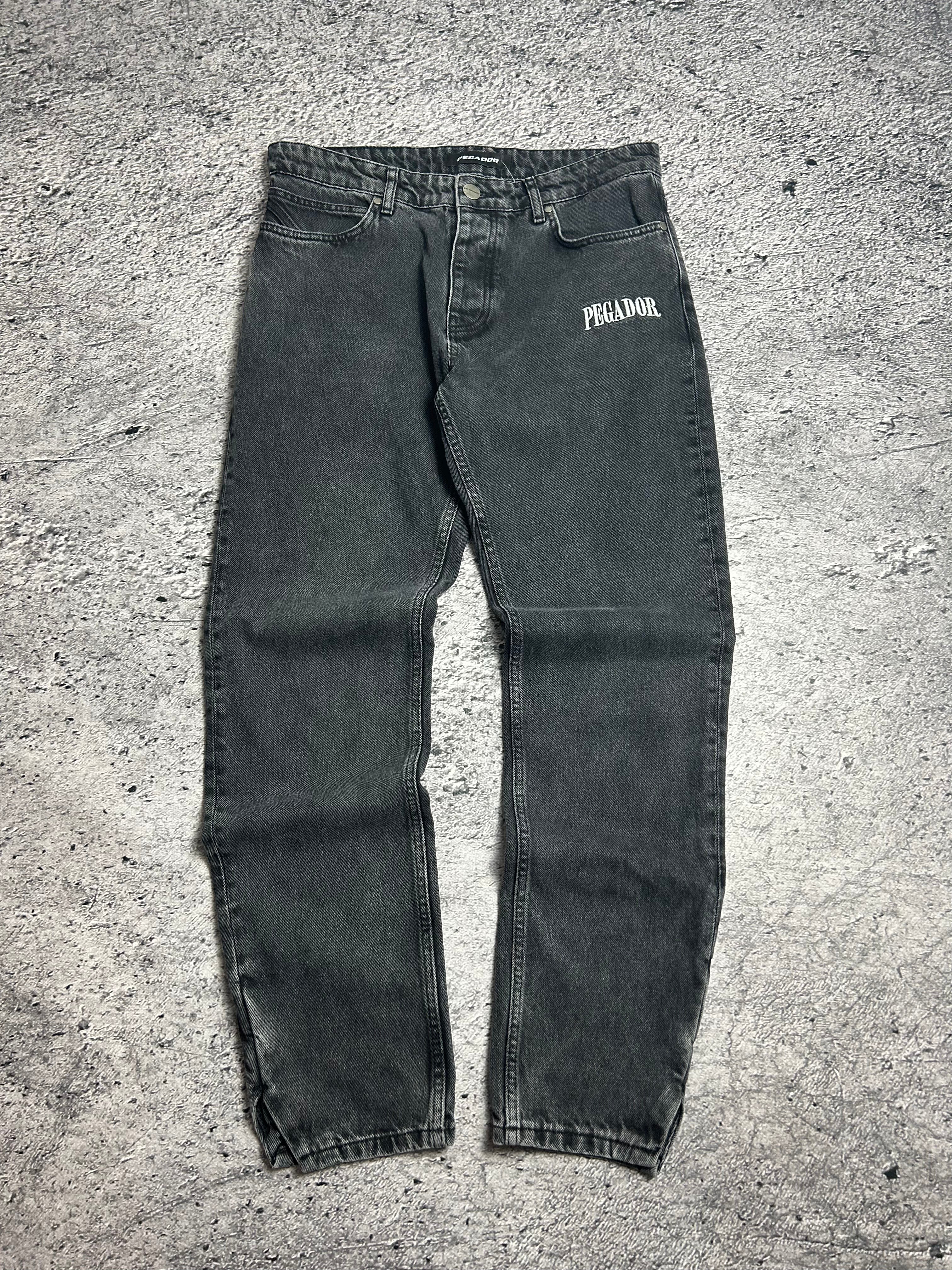 Szare Jeansy Pegador Washed Style Size 32