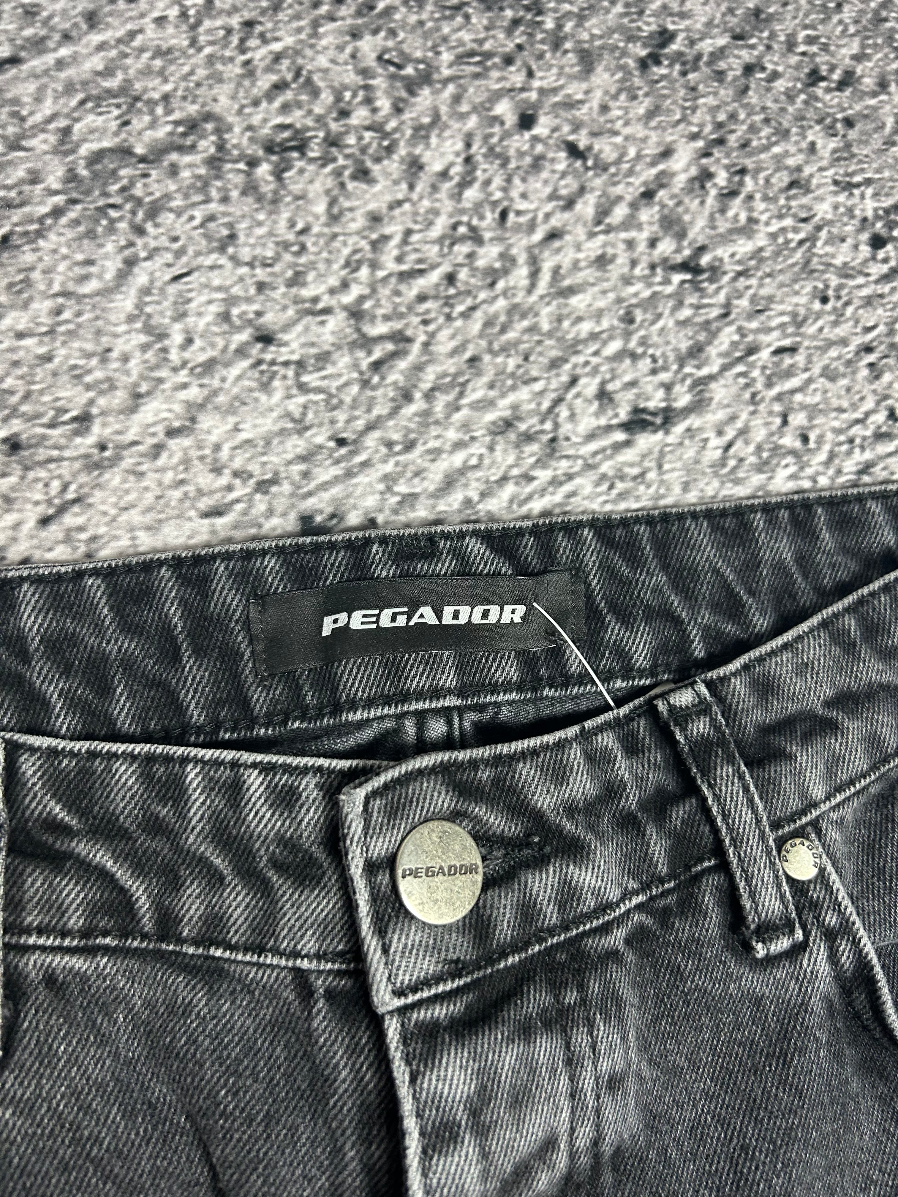Szare Jeansy Pegador Washed Style Size 32