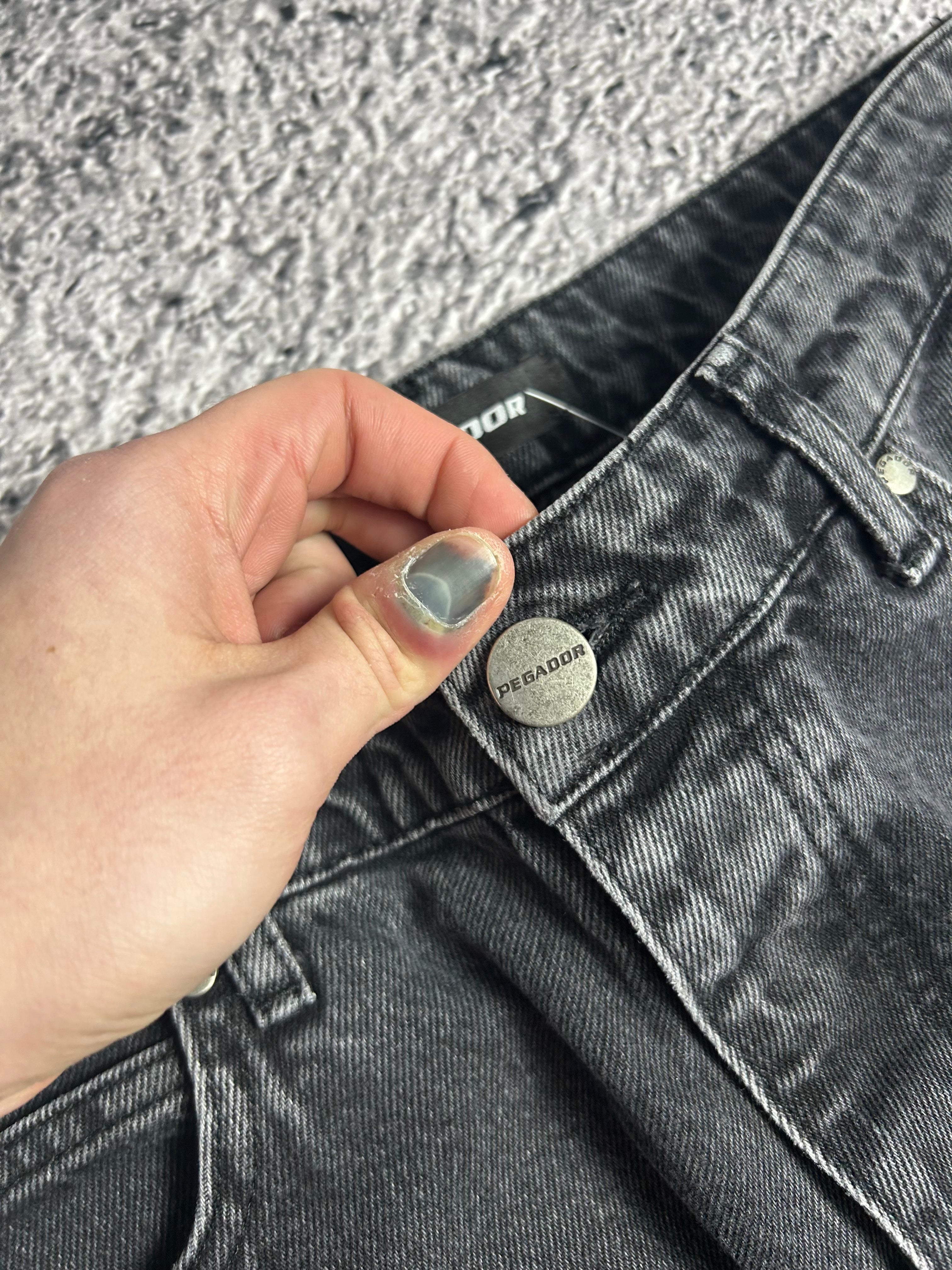 Szare Jeansy Pegador Washed Style Size 32