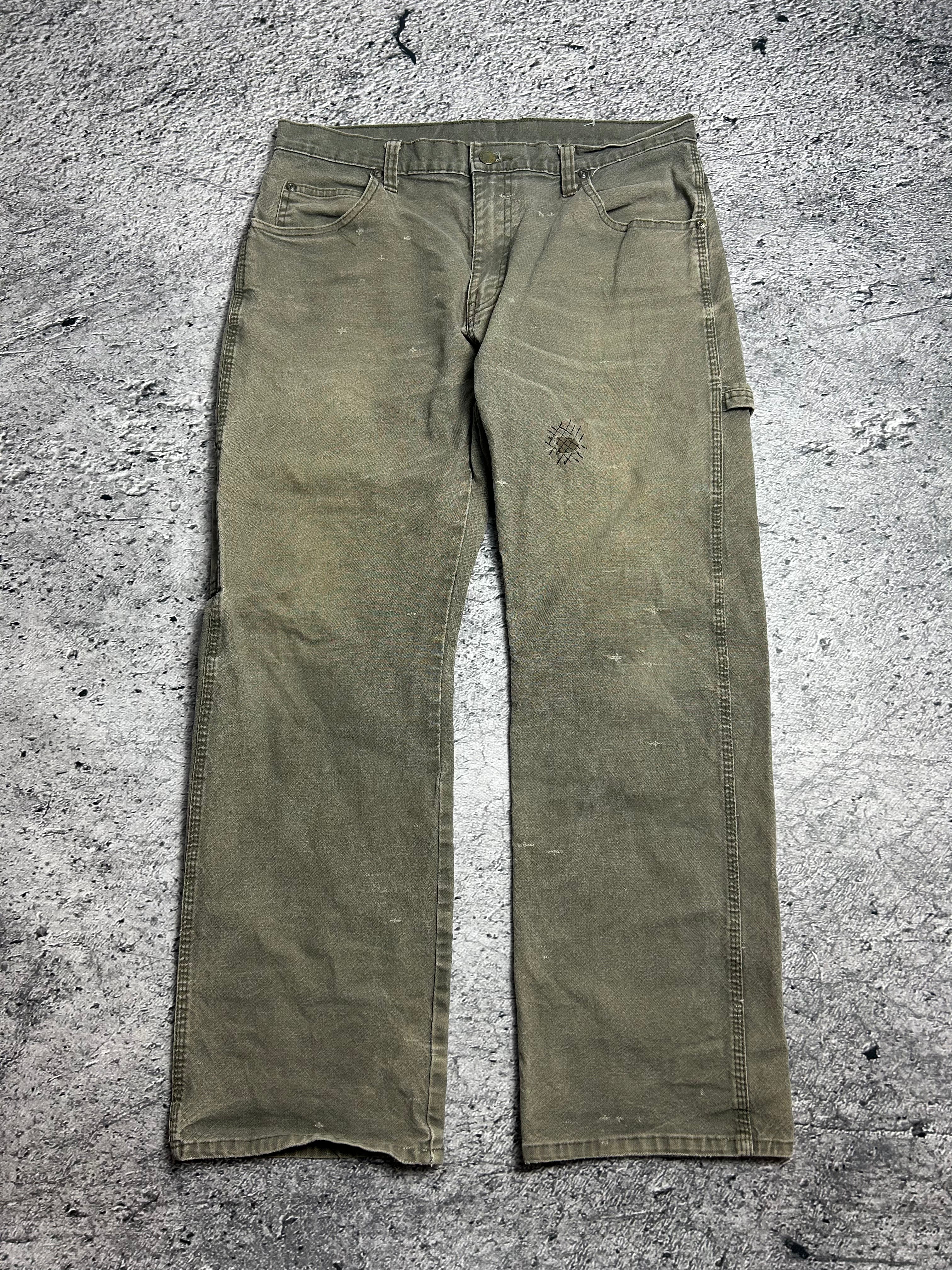 Szare Khaki Jeansy Dickies Hand Made Custom Workwear
