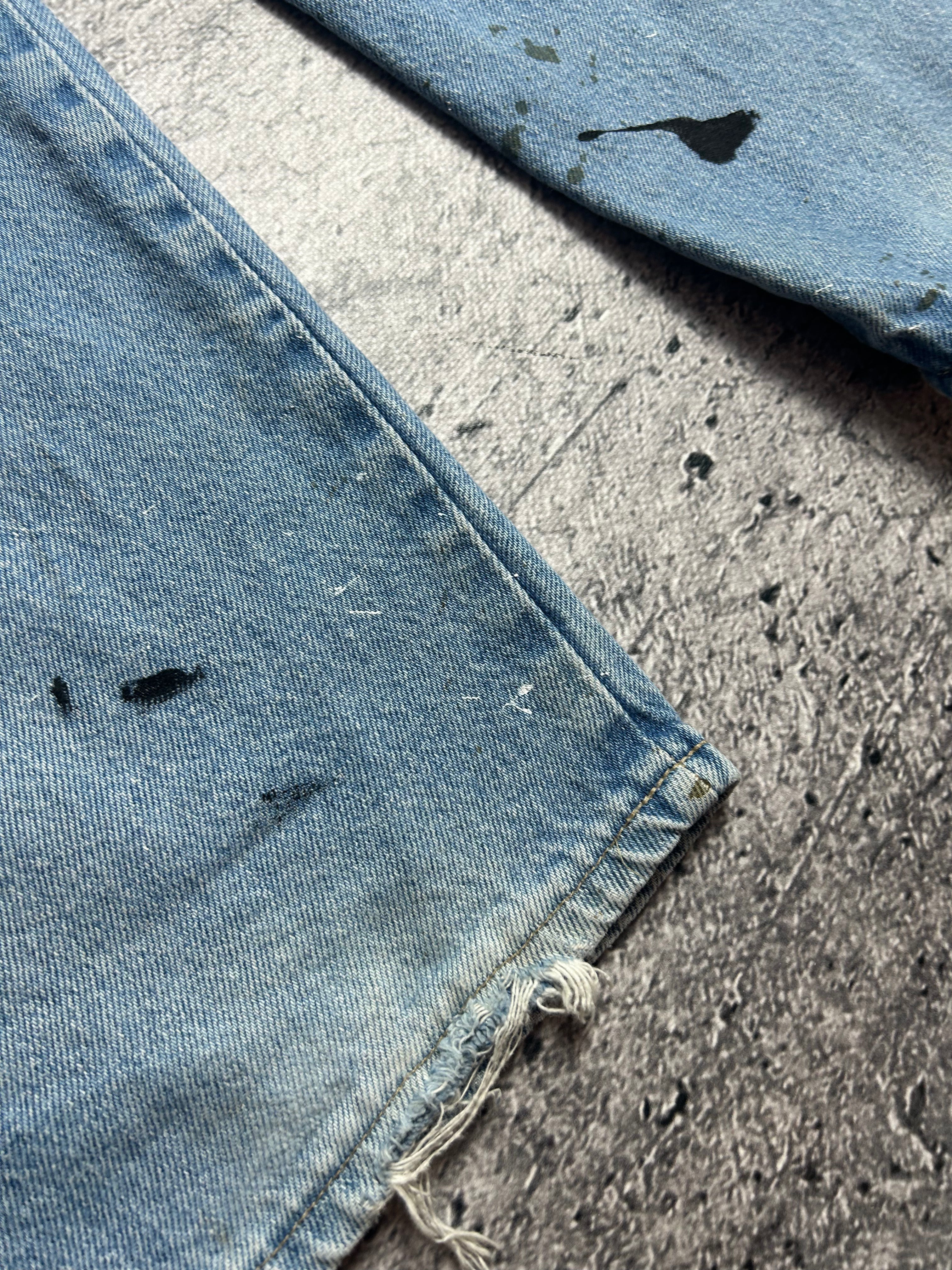 Hand Made Dickies Jeans Custom Paint