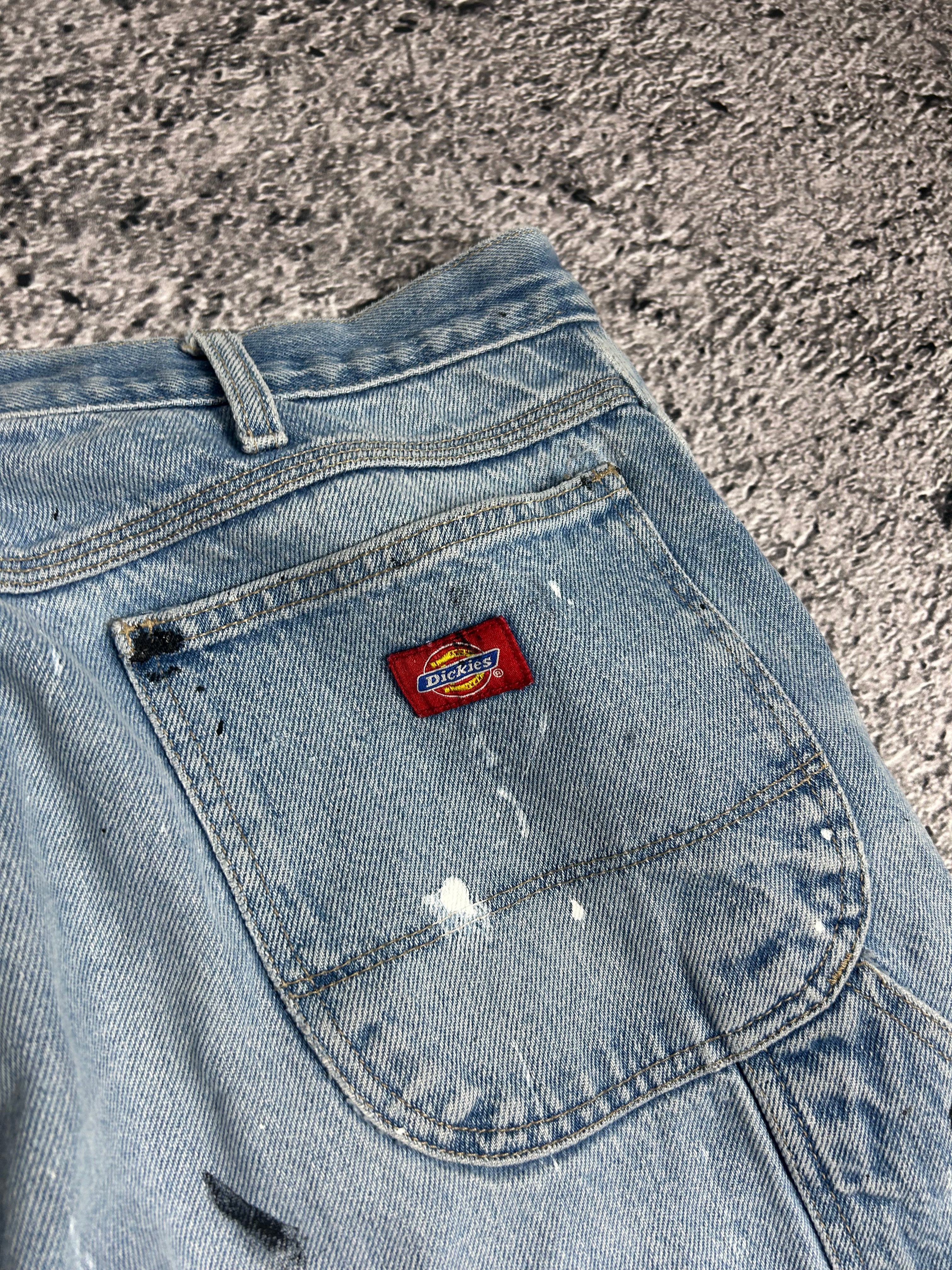 Hand Made Dickies Jeans Custom Paint