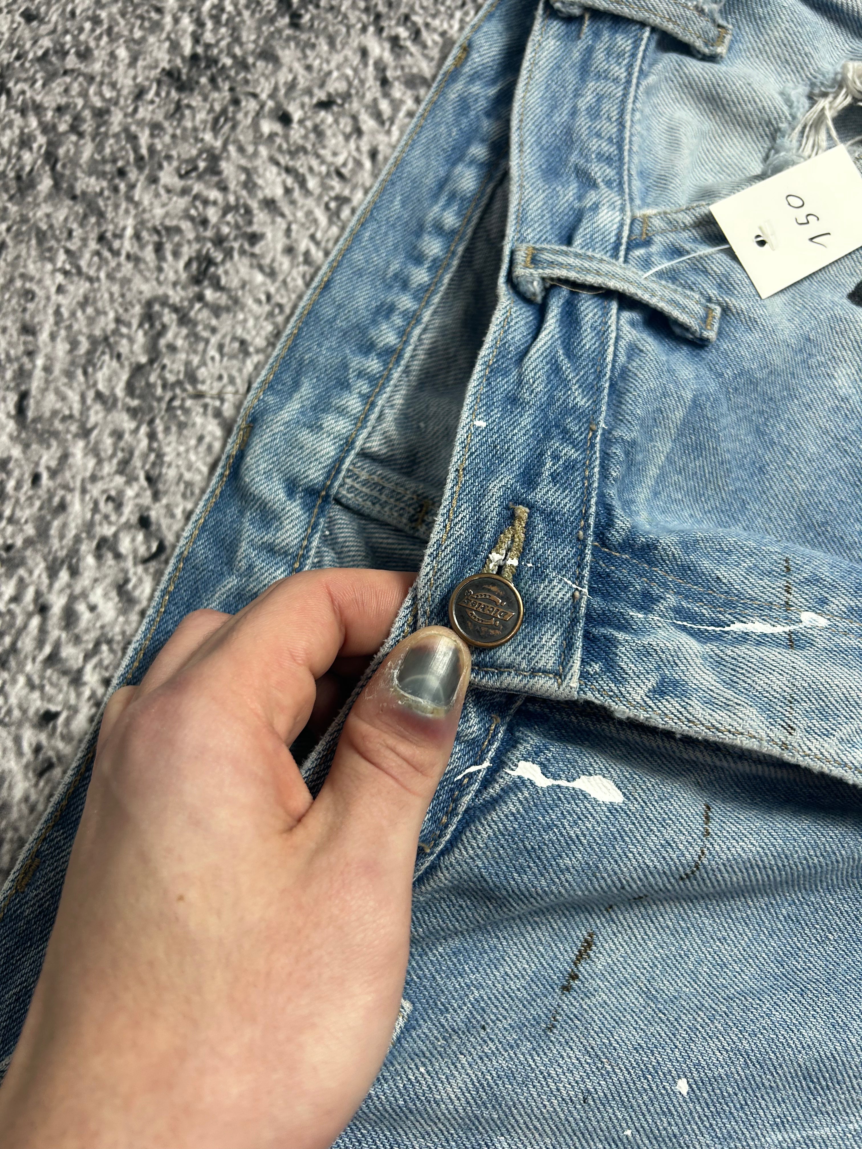 Hand Made Dickies Jeans Custom Paint