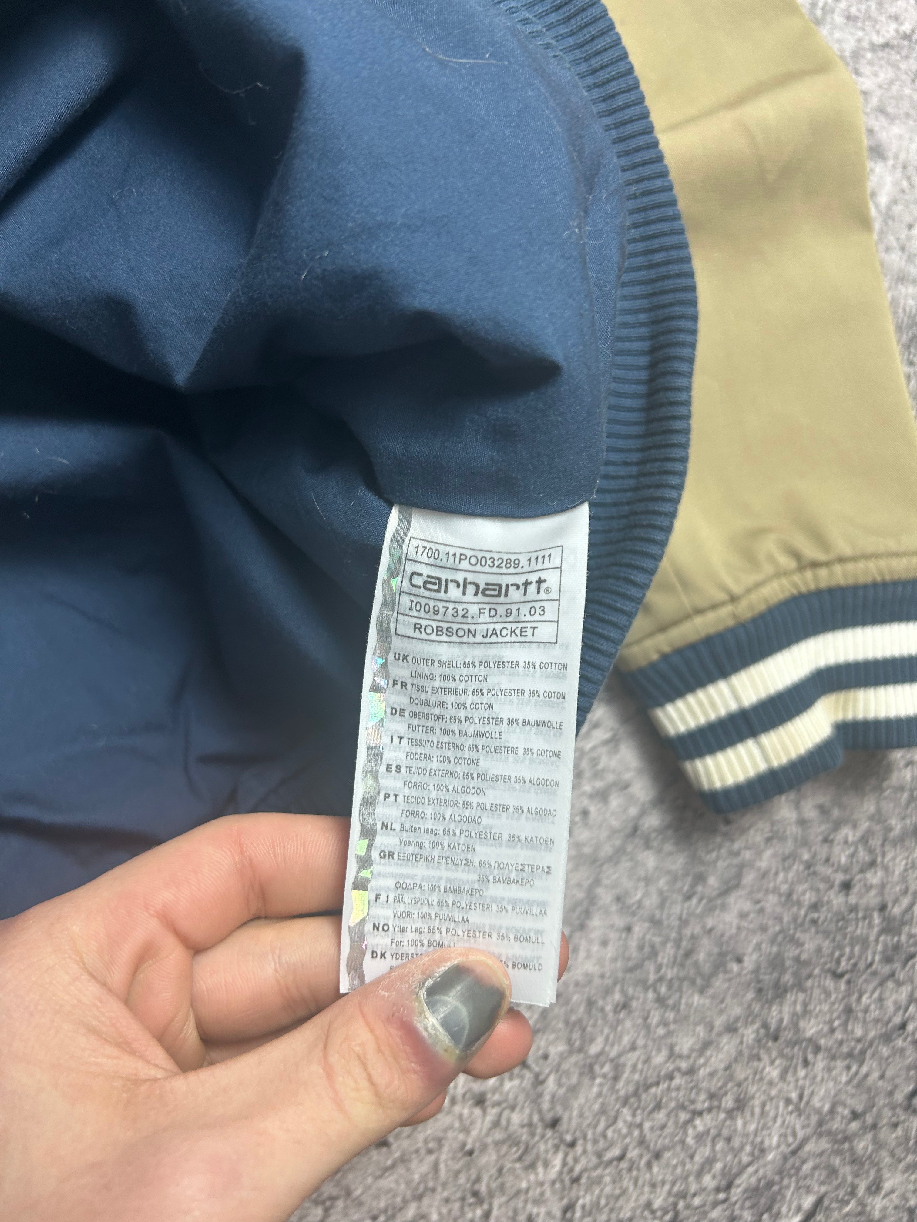 Niebieka Kurtka Carhartt Wip Robson Jacket Rozmiar S