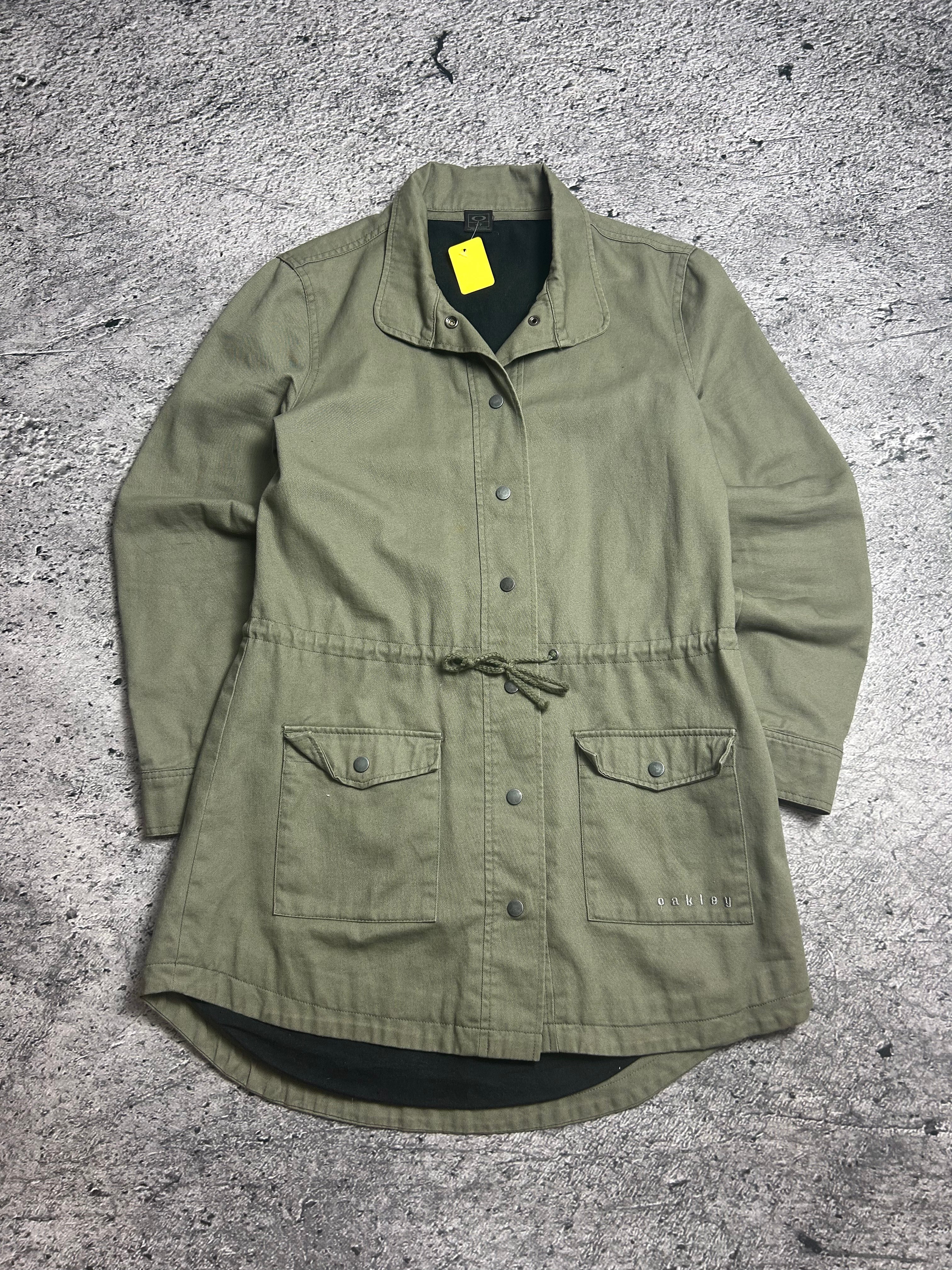 Khaki Płaszcz Kurtka Parka Oakley Rozmiar S