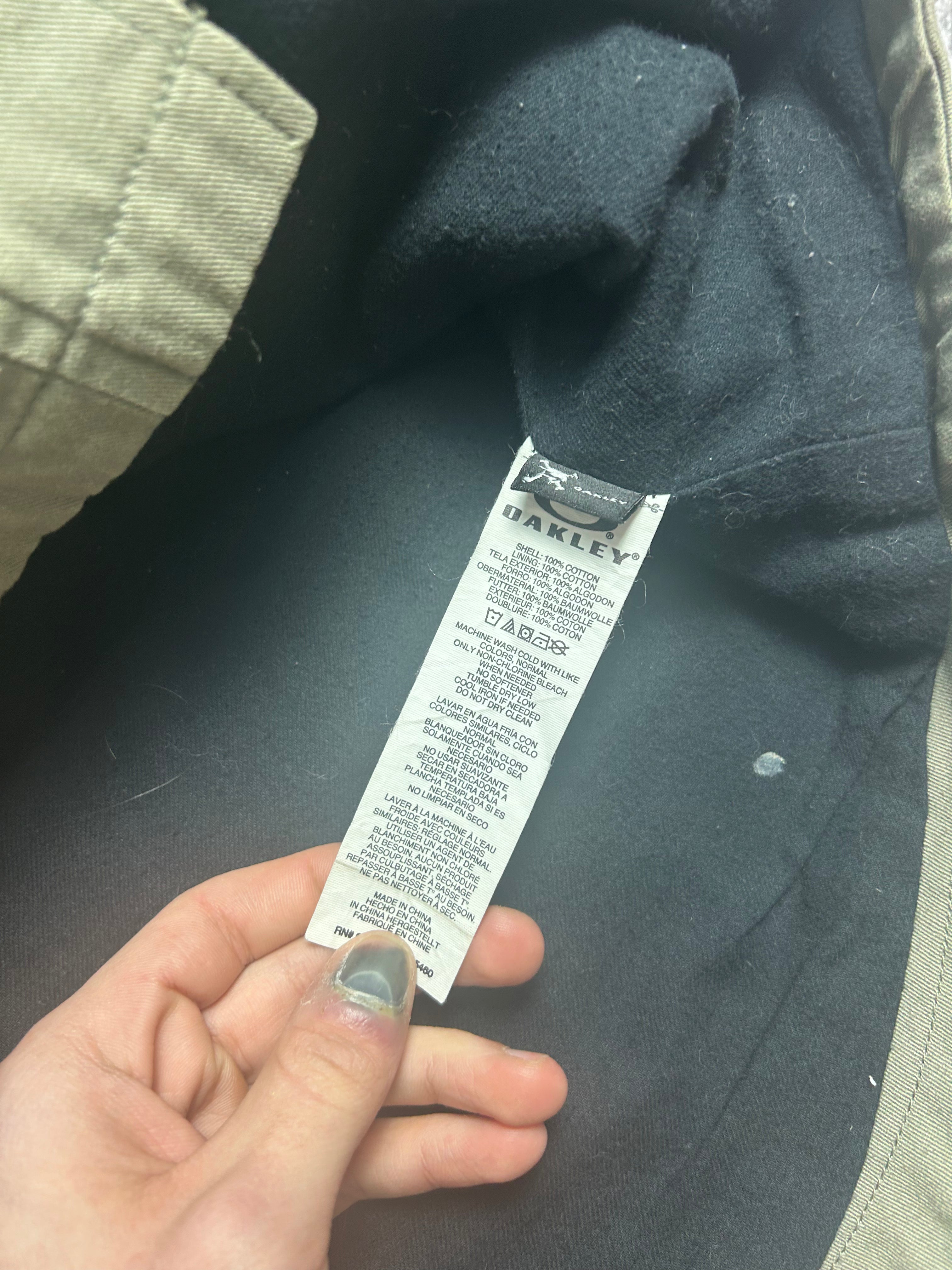 Khaki Płaszcz Kurtka Parka Oakley Rozmiar S