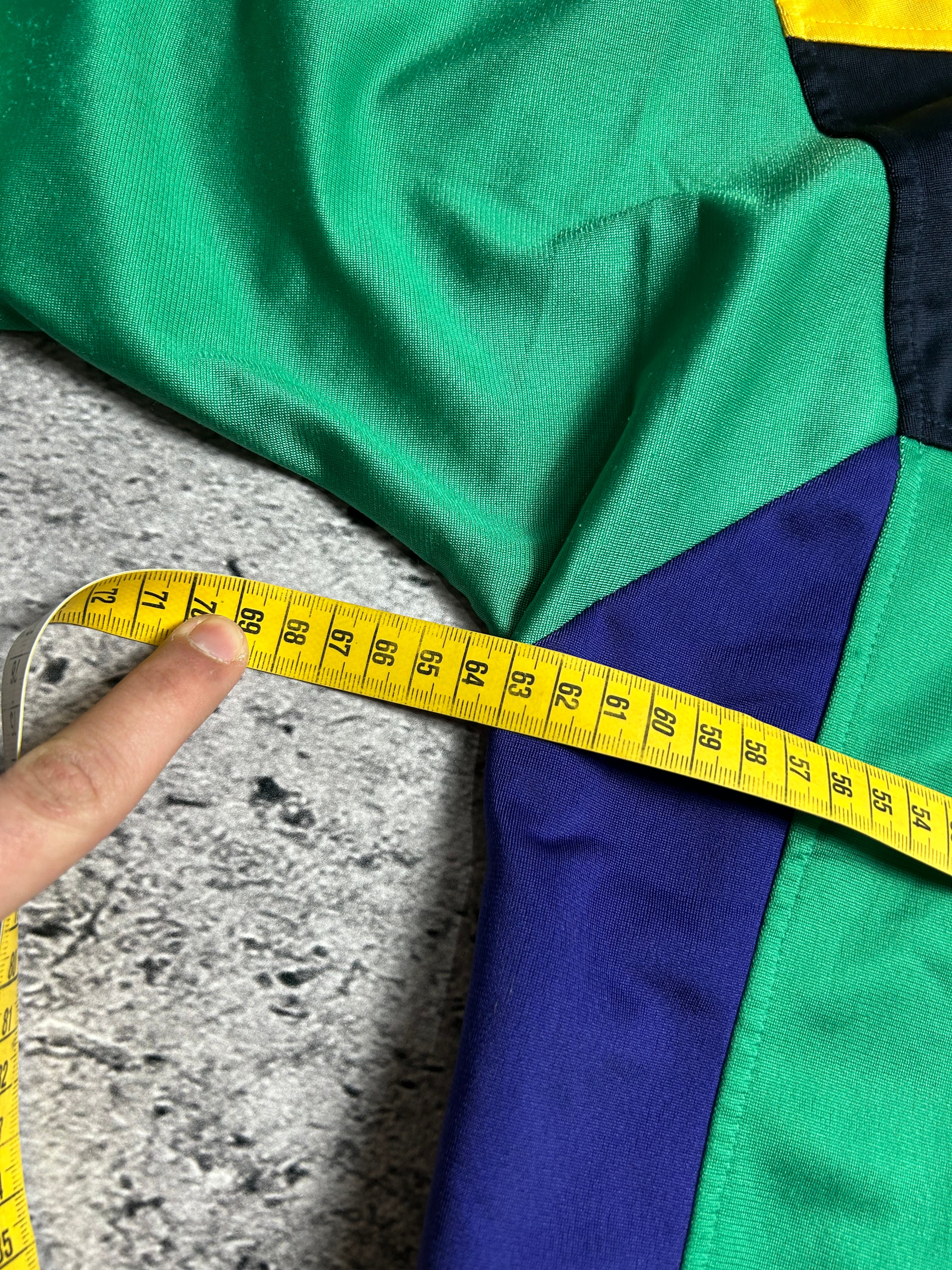 Multicolor Vintage 90s Puma Trackjacket Zip Bluza Rozmiar XL