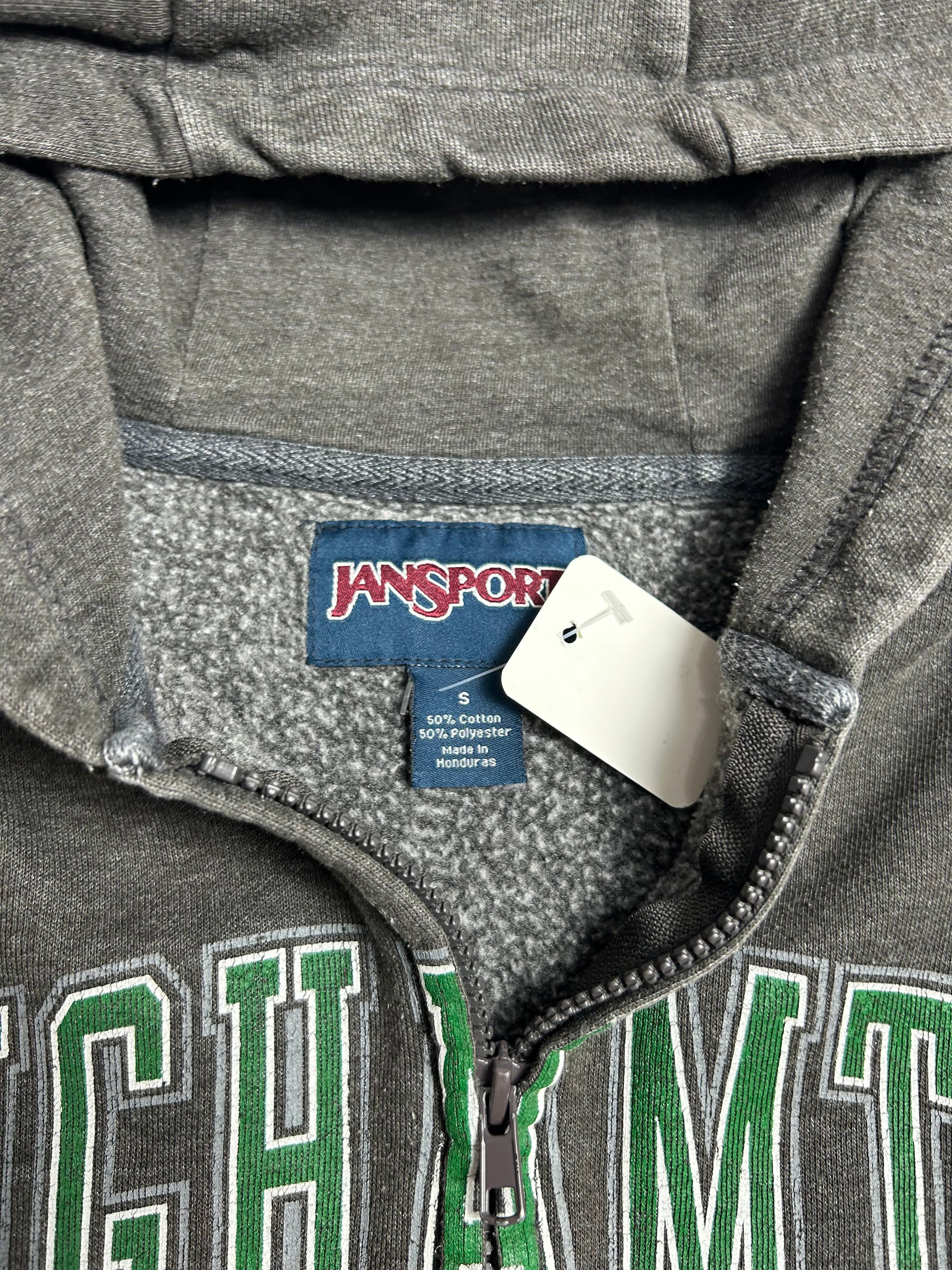 Vintage Jan Sport Zip Hoodie Binghamton Unviersity Rozmiar