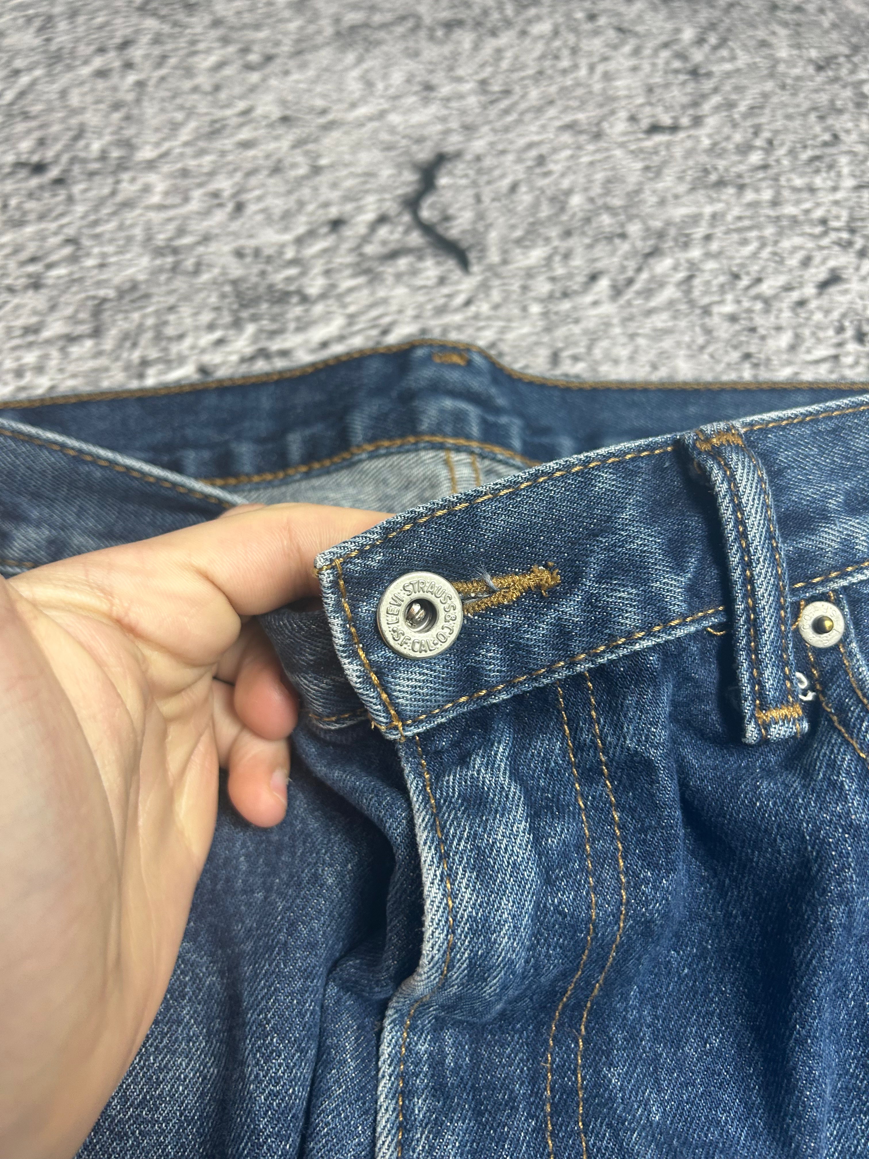Granatowe Spodnie Jeansy Levi's 559 Rozmiar W36 L30