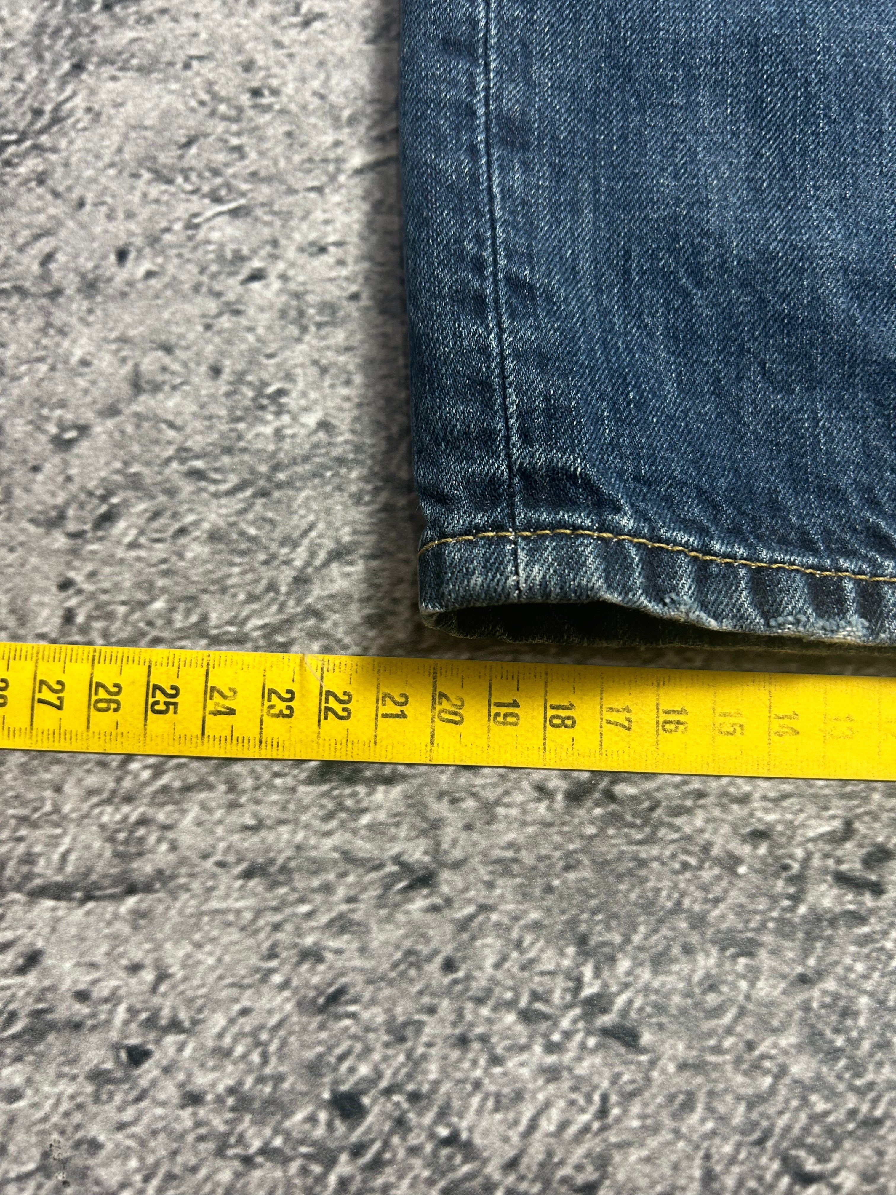 Granatowe Spodnie Jeansy Carhartt Texas Pant Rozmiar 31x34