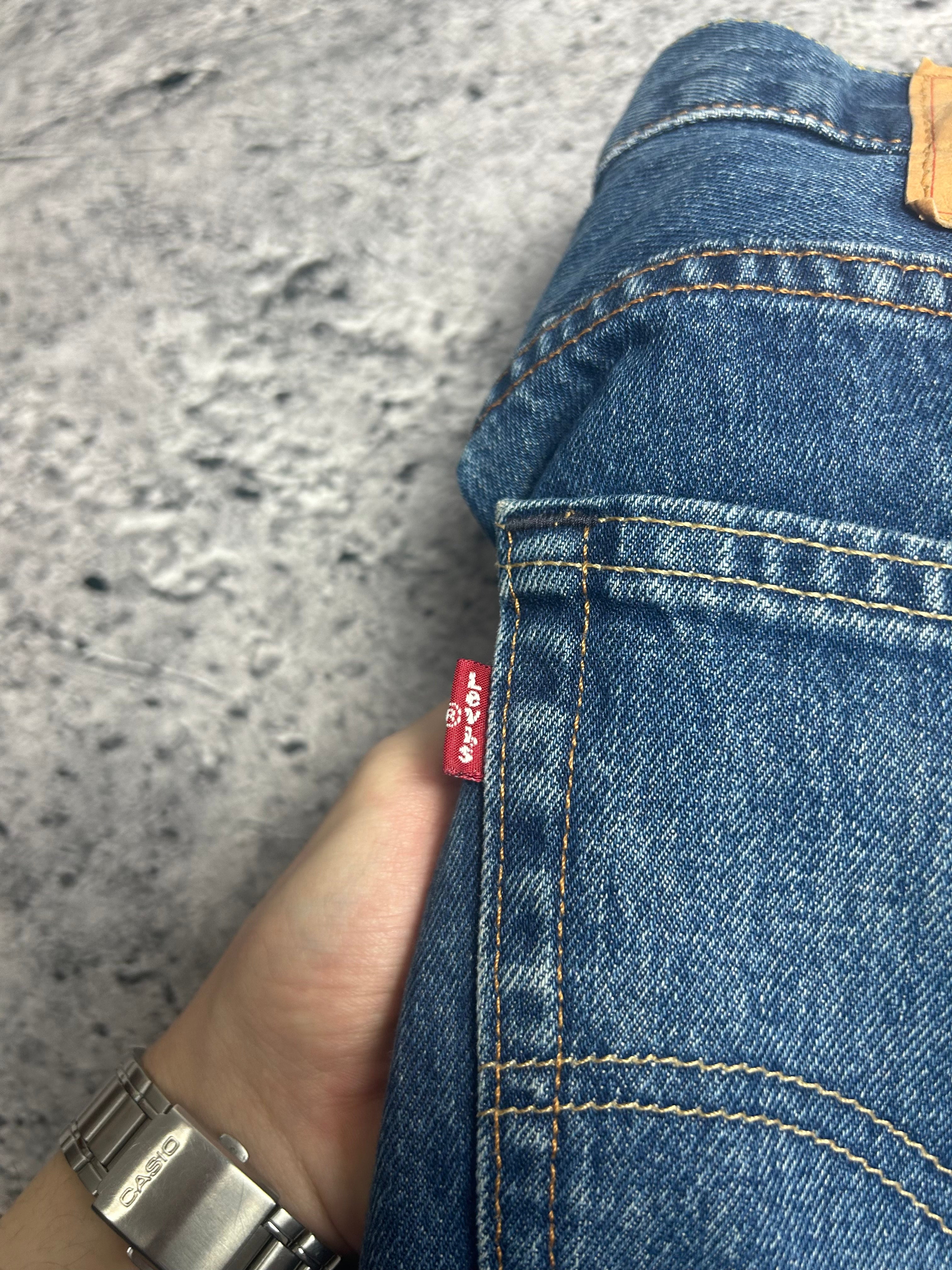 Granatowe Spodnie Jeansy Levi's 751 W36 L30