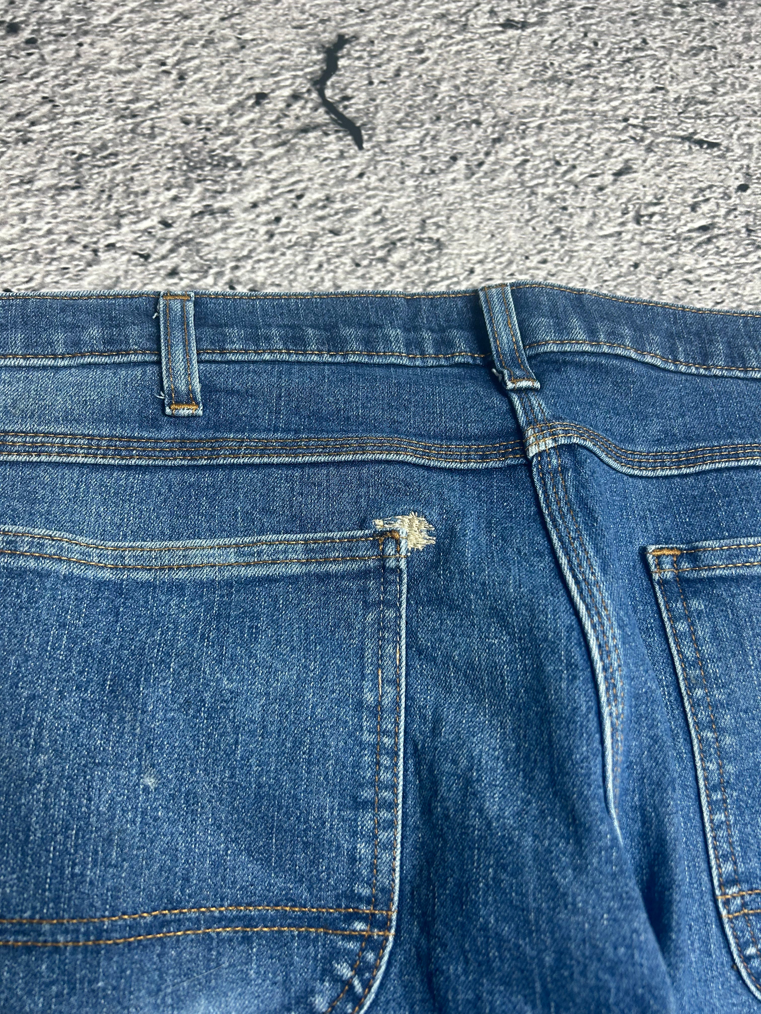 Granatowe Baggy Jeansy Dickies 36x30 Relaxed Fit