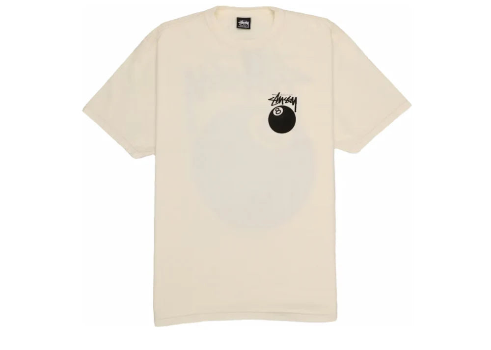Stüssy 8 Ball Tee Pigment Dyed Natural — zdjęcie produktu | NWK Store
