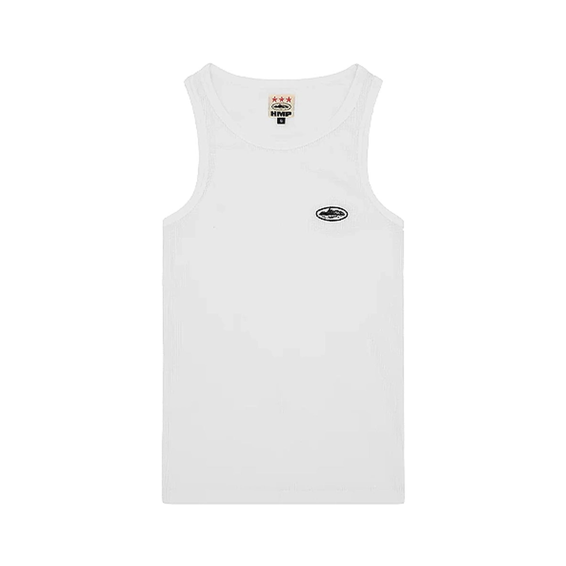Corteiz Essentials Tank Top White — oryginalny biały tank top Corteiz z certyfikatem | NWK Store