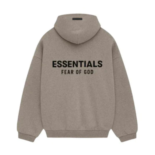 Bluza Essentials Fear of God Fleece II Heather Grey — tył