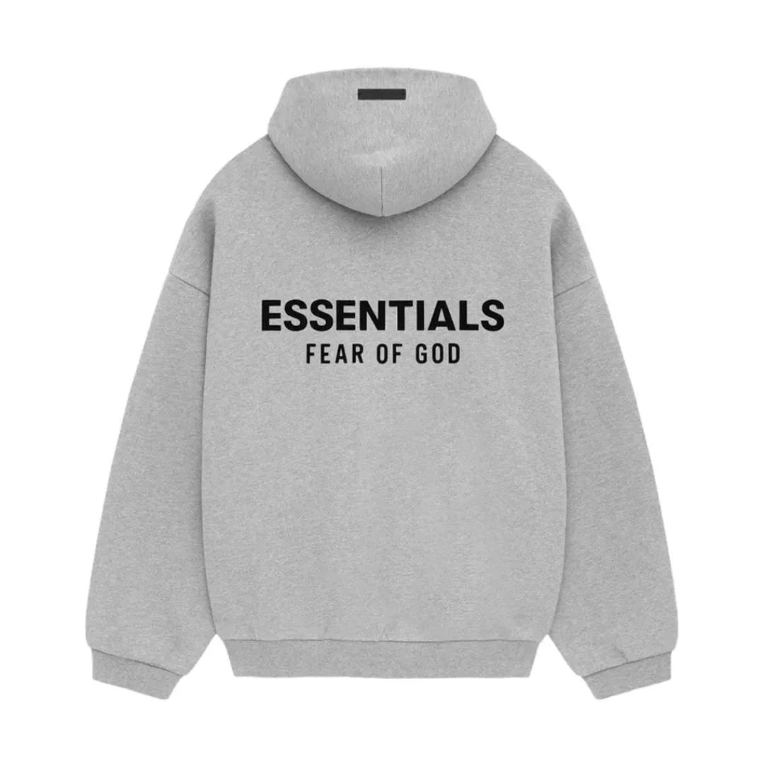 Bluza Essentials Fear of God Fleece II Light Heather Grey — tył