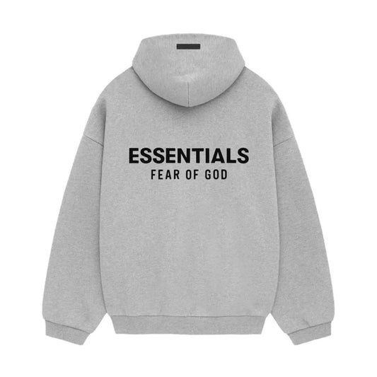 Bluza Essentials Fear of God Fleece II Light Heather Grey — tył